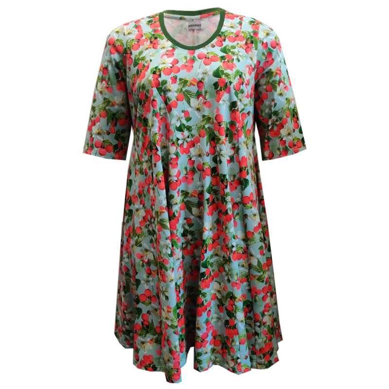 Plus Size Kjole Ojo Raspberrys i Store Plus Size Størrelser