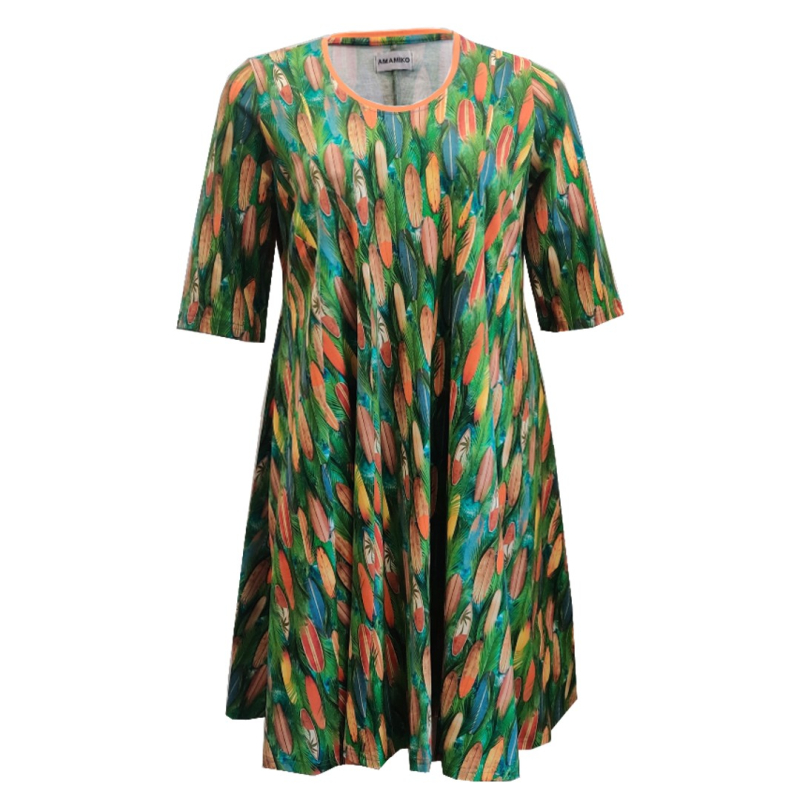 Plus Size Kjole Ojo Surf i Store Plus Size Størrelser