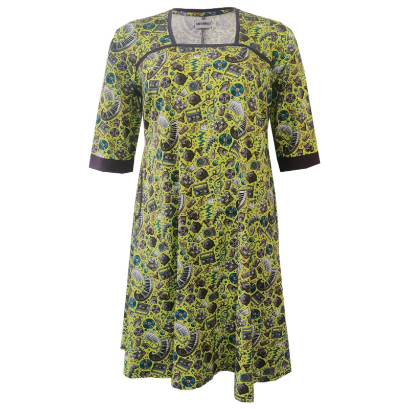 Plus Size Kjole Tokyo Don   Stop The Music i Store Plus Size Størrelser