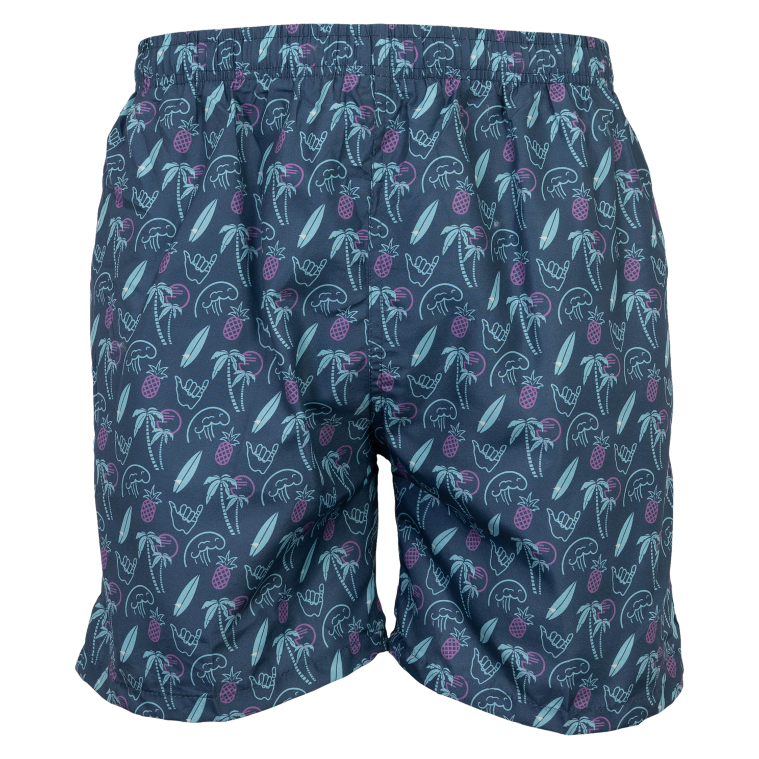 Anyway Herre Badeshorts – Blå Print Tilbud!
