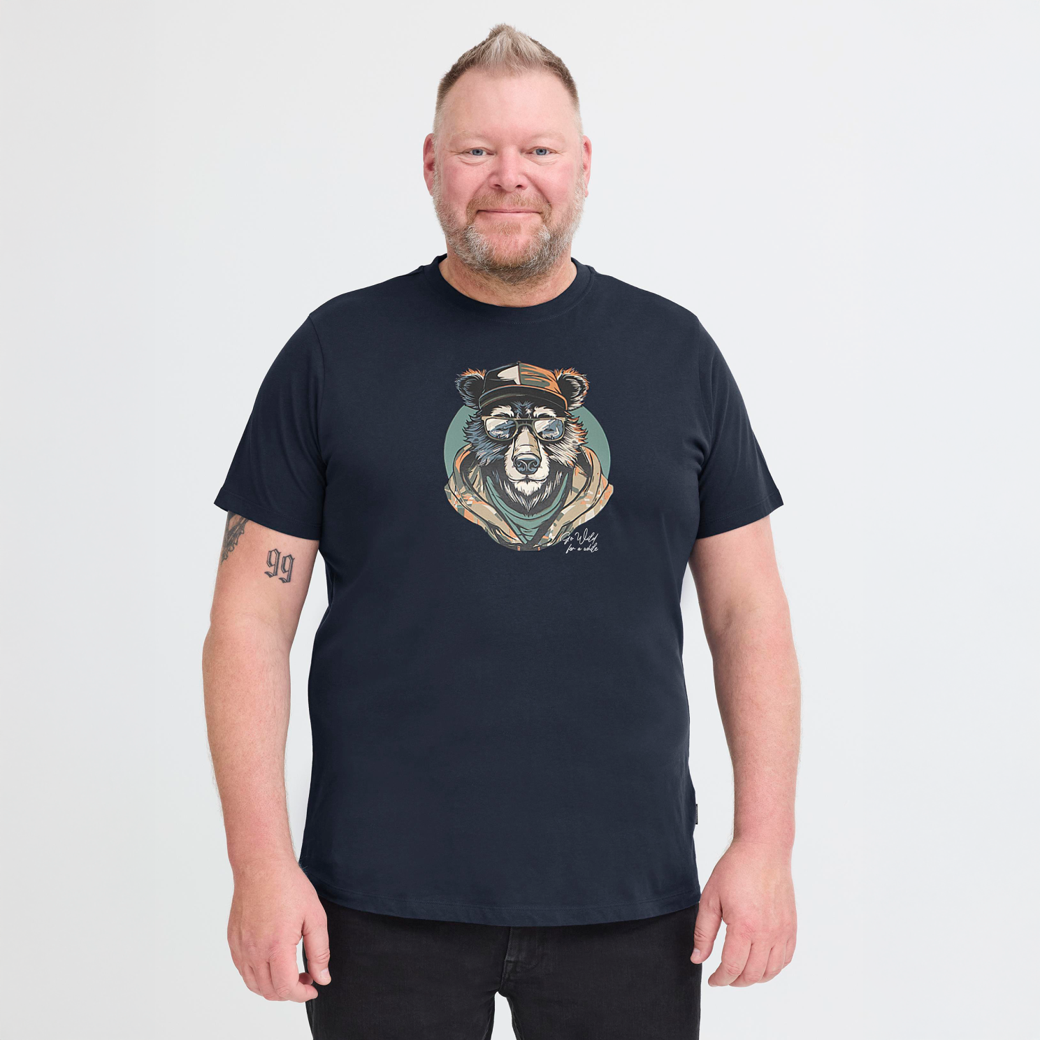 Blend Bhkiam Herre T-shirt – Plus Size Tilbud!