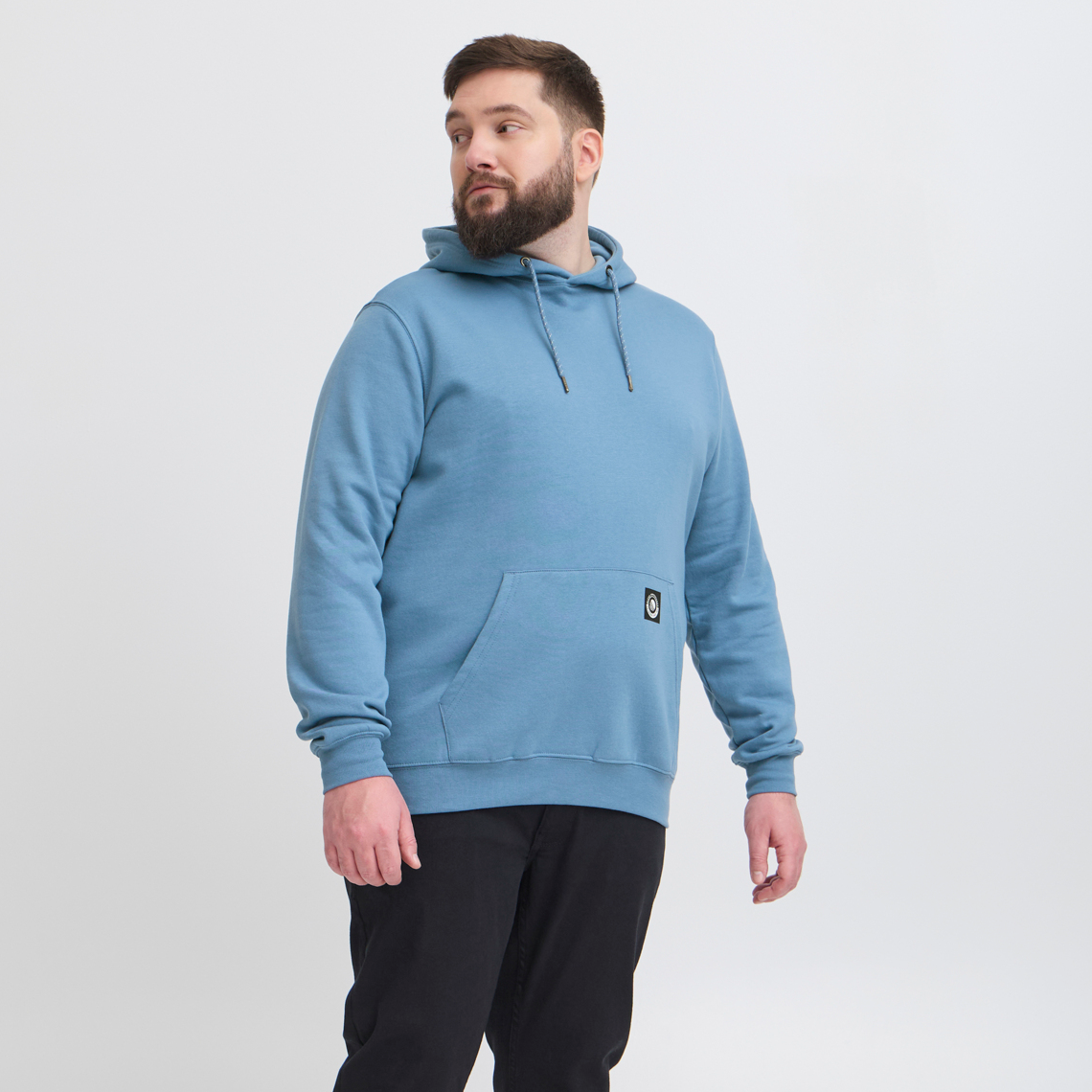 Blend Herre Hættetrøje i Copen Blue - Plus Size Tilbud!