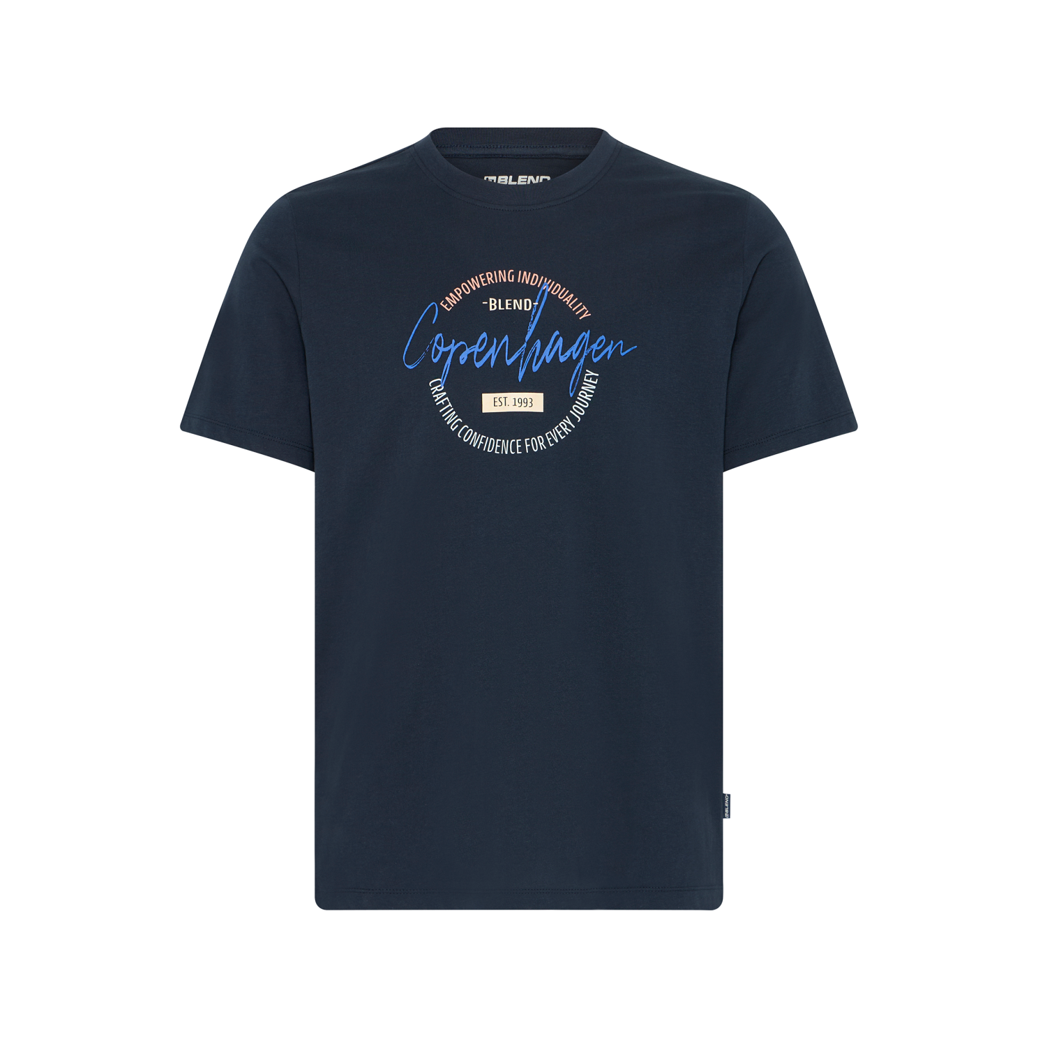 Blend Herre  -shirt Salute    i Store Plus Size Størrelser