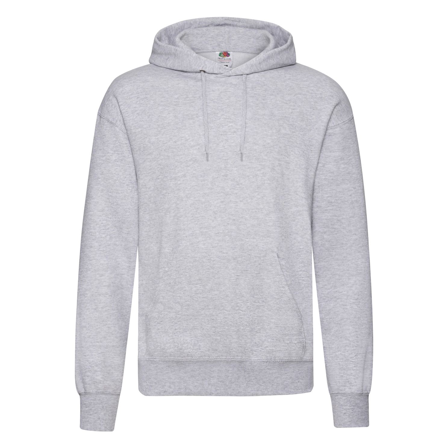 Frugt af Loom Unisex Hættetrøje – Grå – Plus Size Tilbud