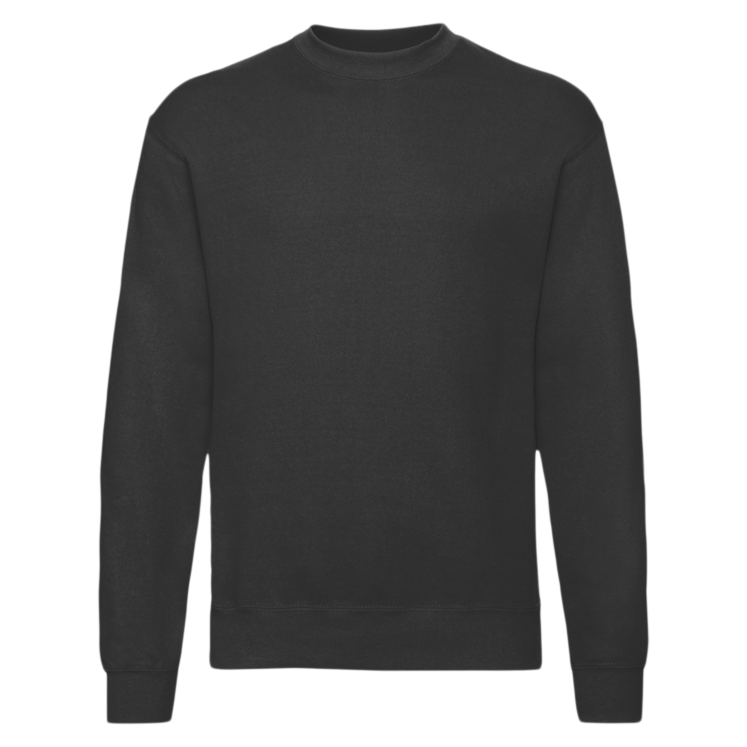Unisex Sweatshirt fra Fruit Of The Loom - Sort Tilbud!