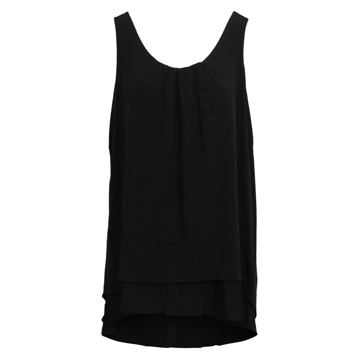 Hailys Dame Top Black   i Store Plus Size Størrelser