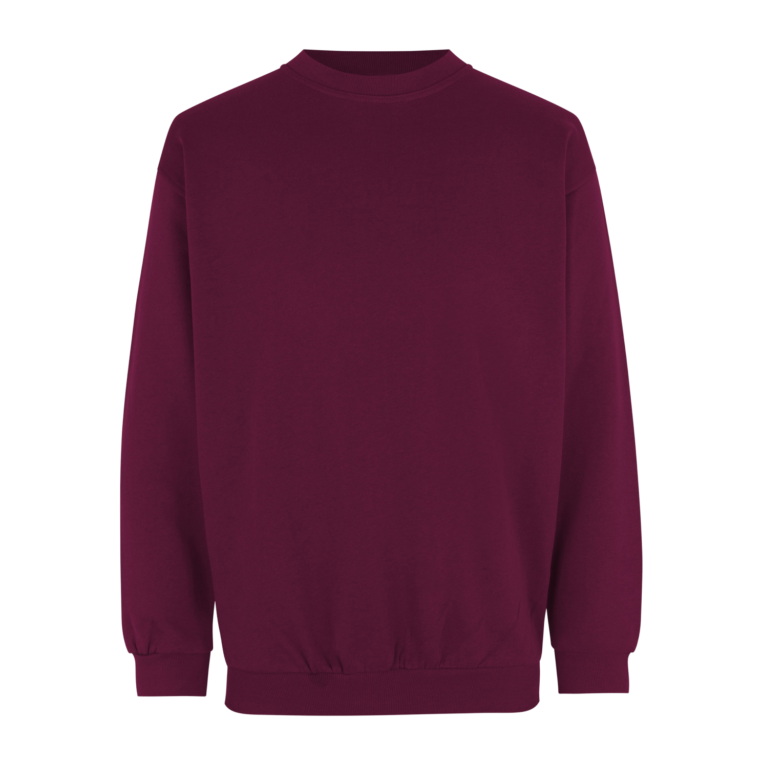 Bordeaux Sweatshirt til Mænd – Plus Size Udsalg!