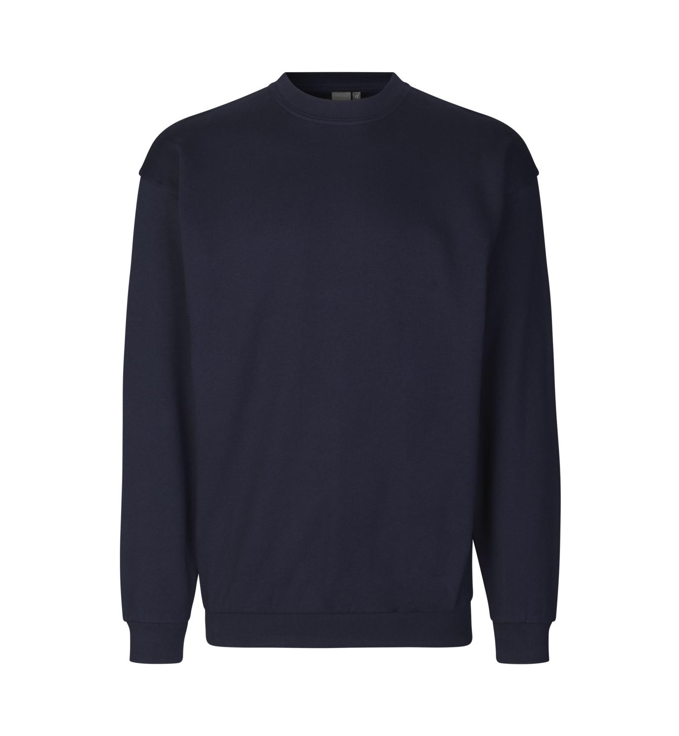 Herre Sweatshirt Navy – Komfortabel Plus Size Tilbud!