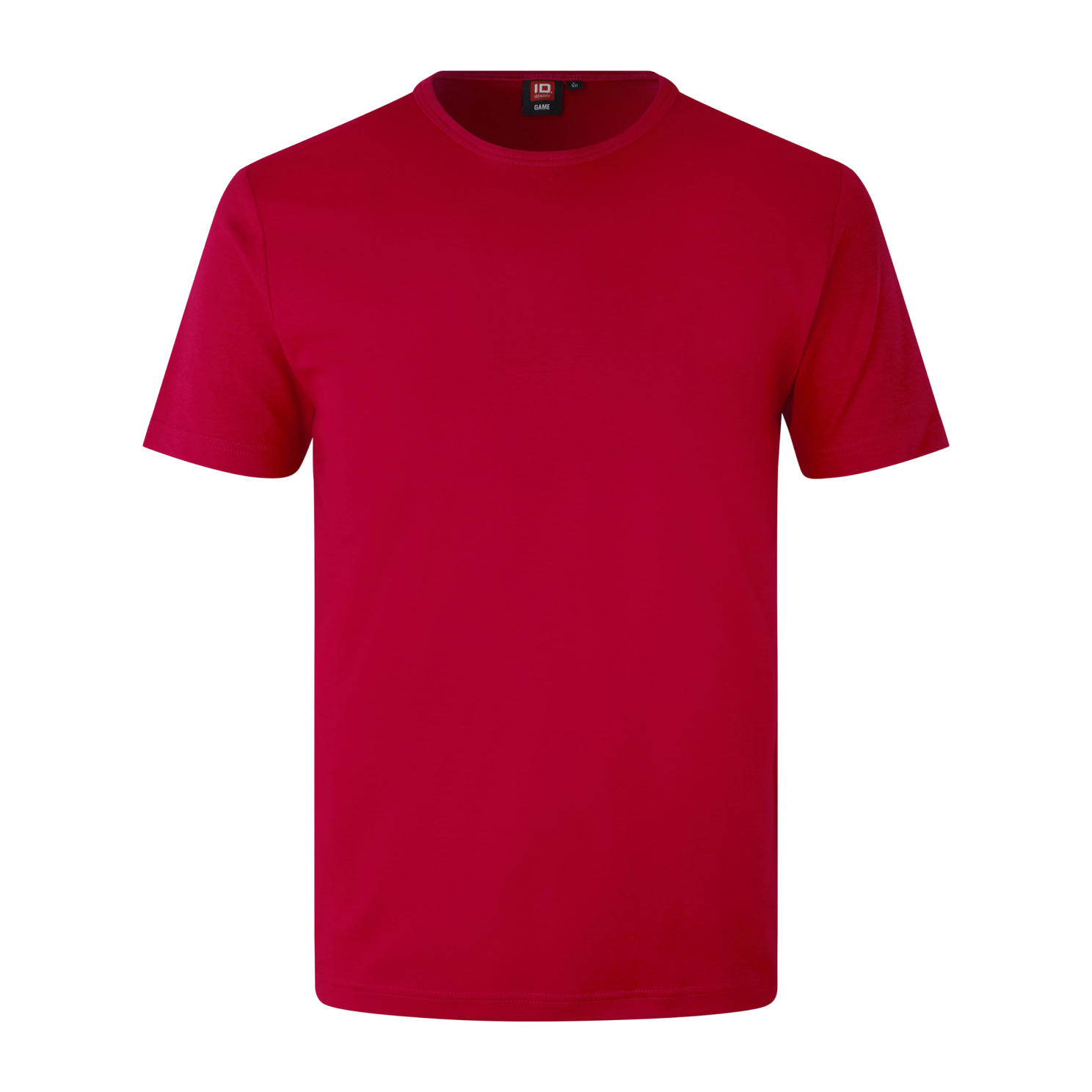 ID Interlock Herre T-shirt – Rød Plus Size Tilbud!