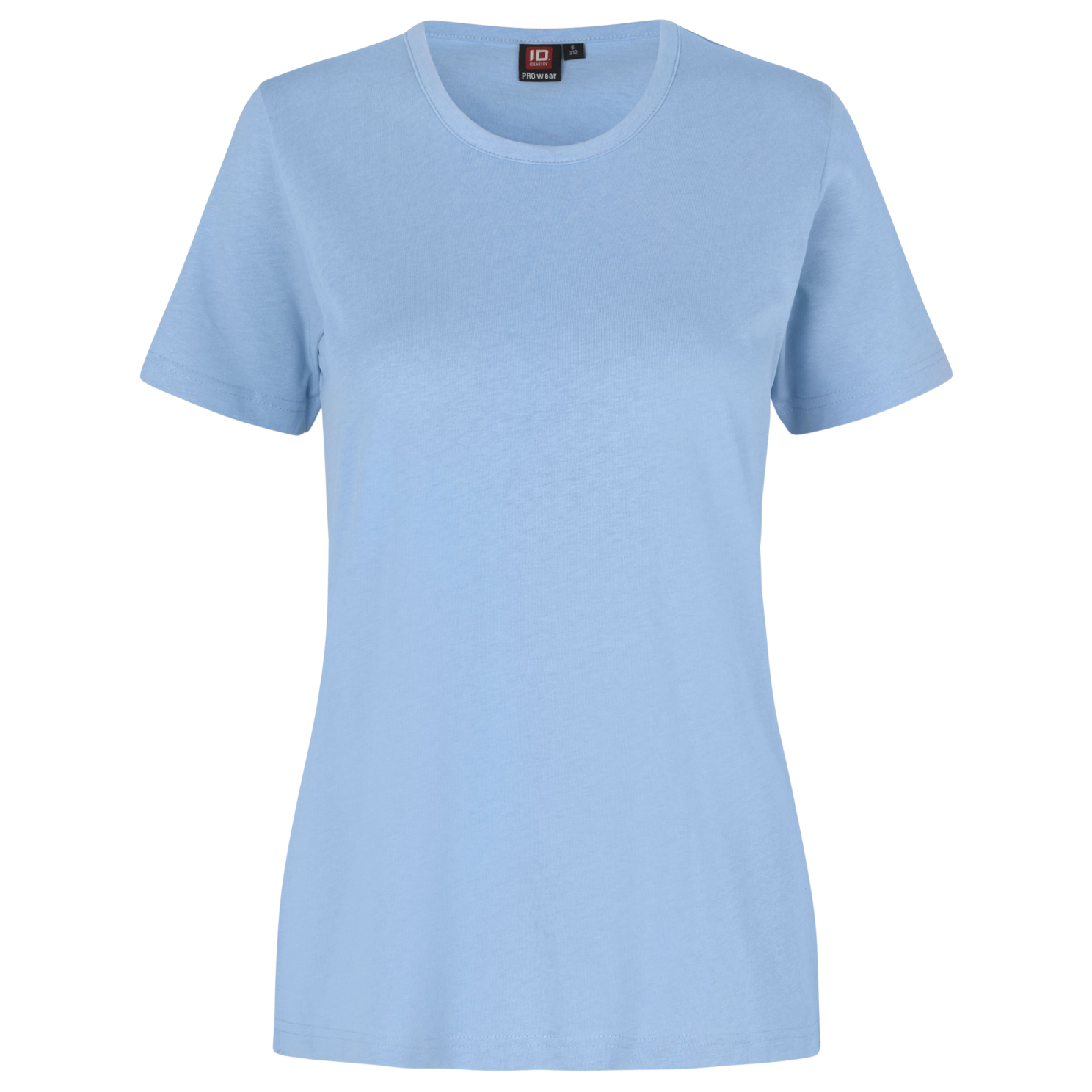 ID Pro Wear Plus Size T-shirt til Damer – Lyseblå Tilbud!