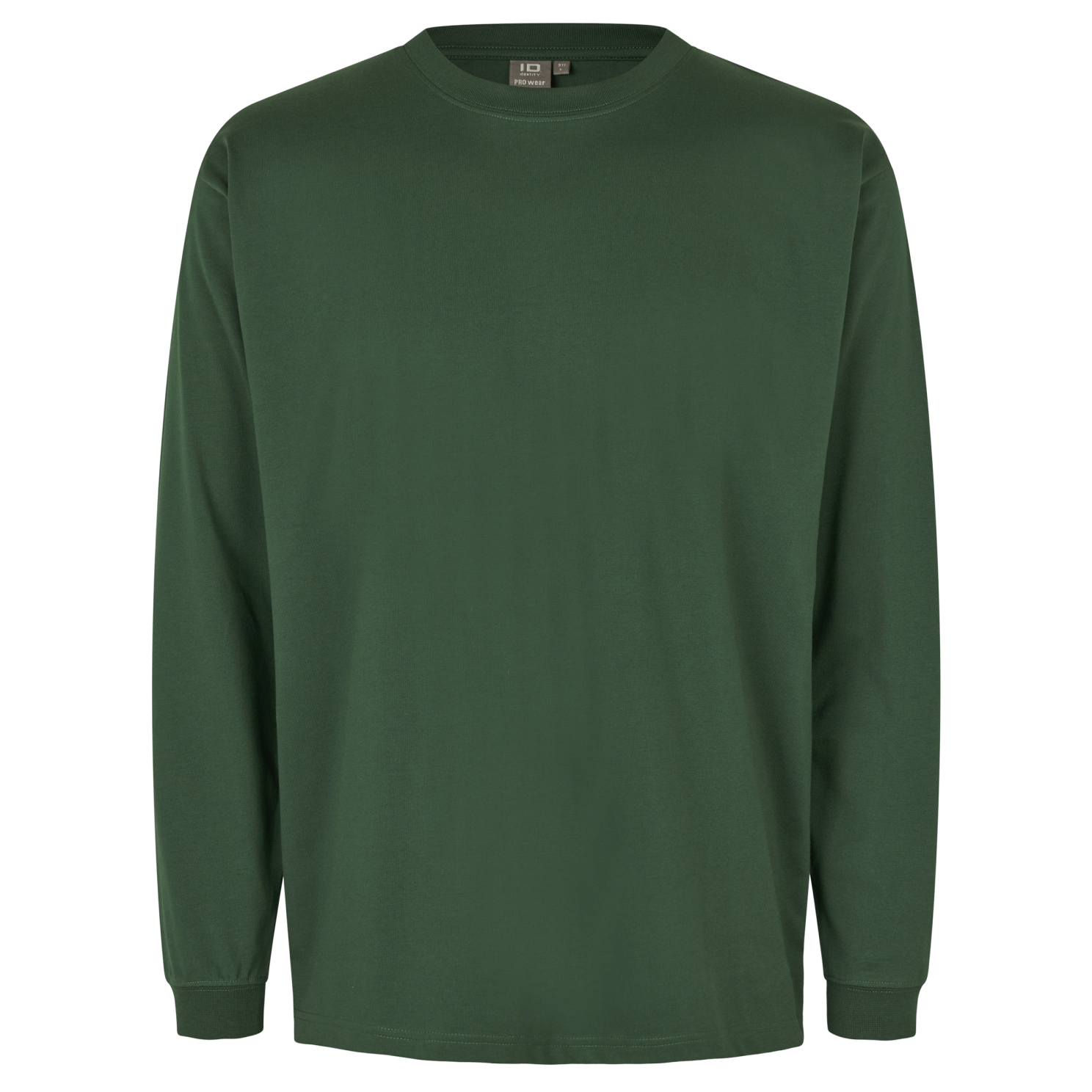Pro Wear Herre Langærmet T-shirt – Flaskegrøn Tilbud!