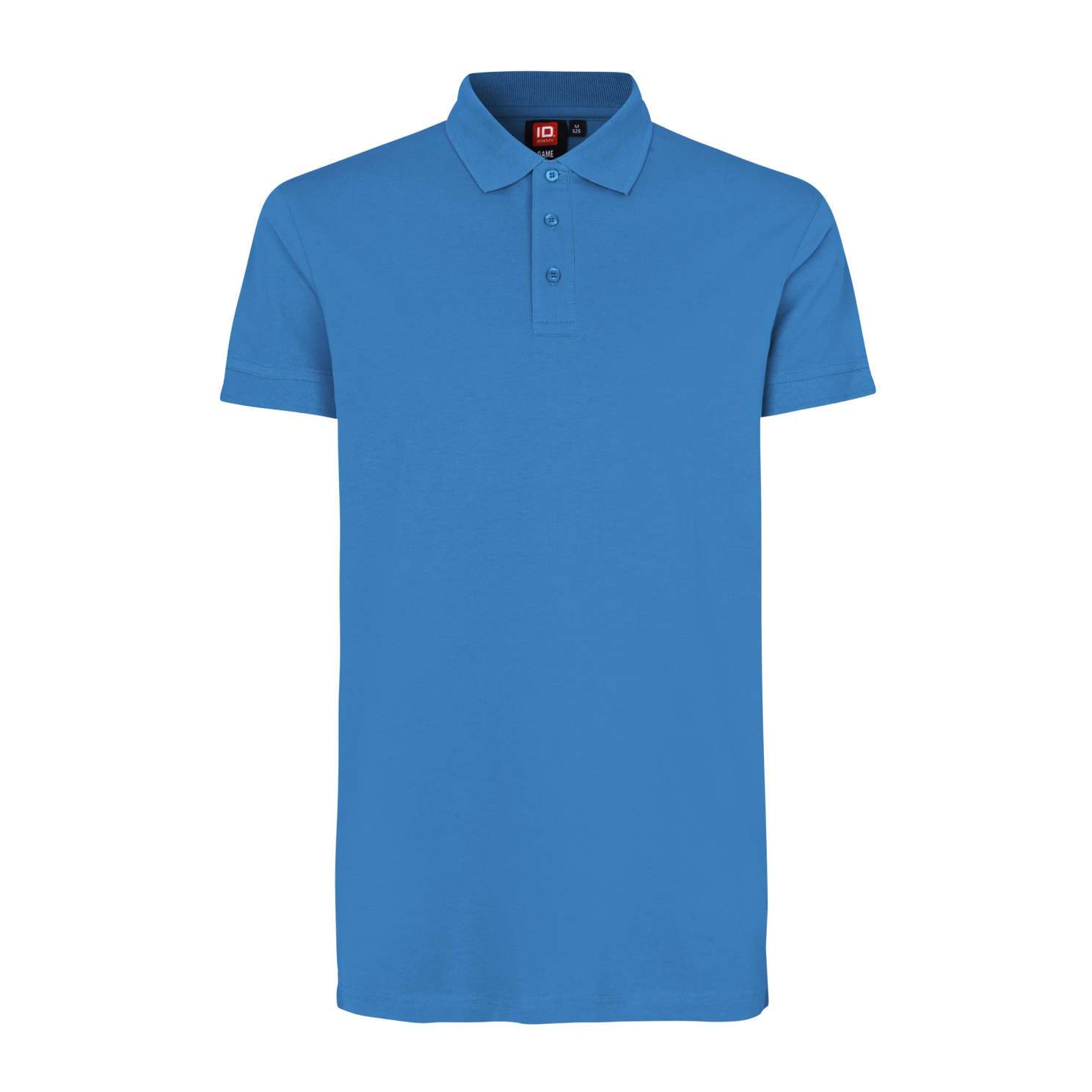 ID Stretch Herre Polo i Turkis – Plus Size Tilbud!