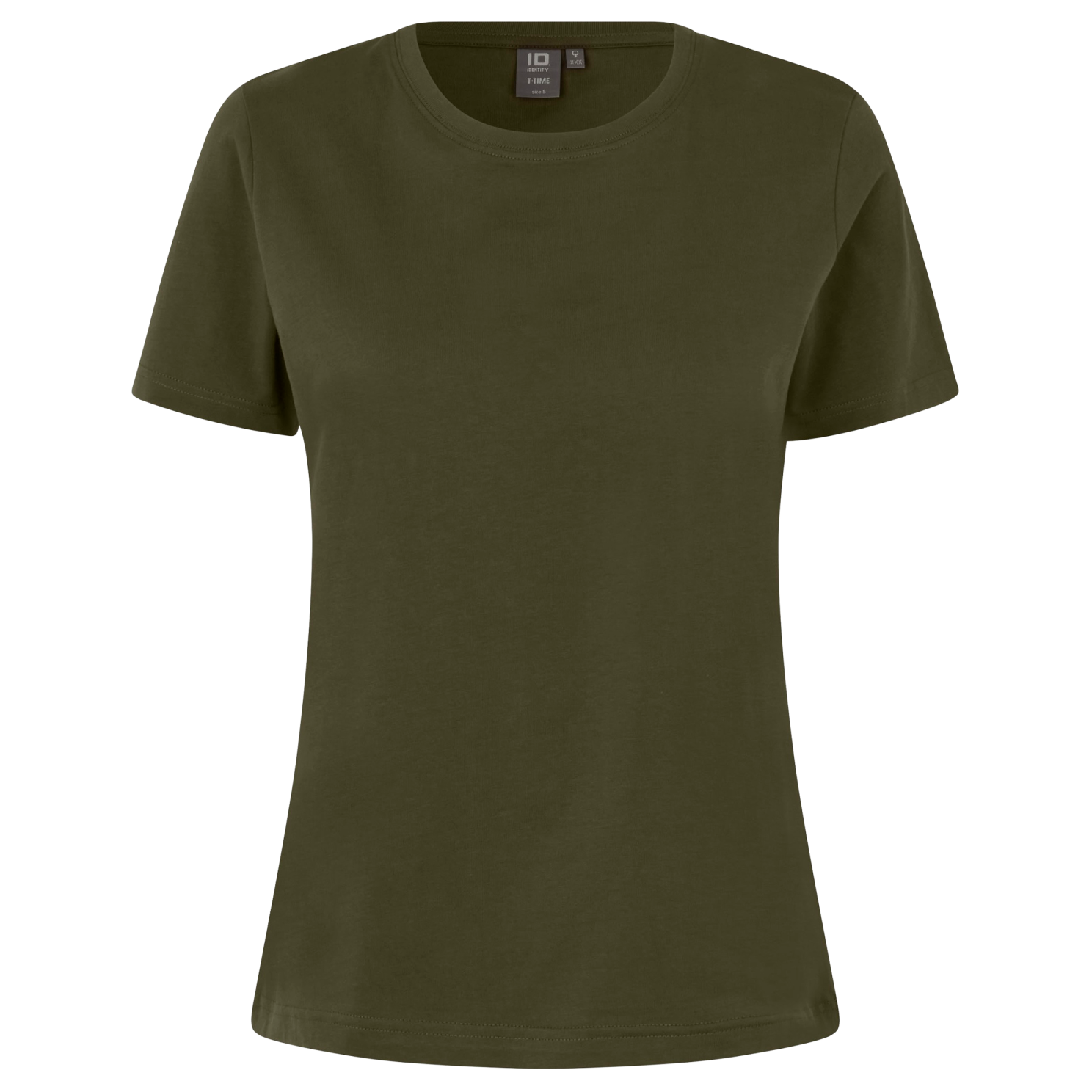 Elegant Oliven Grøn Plus Size T-shirt til Kvinder – Tidsløs Stil