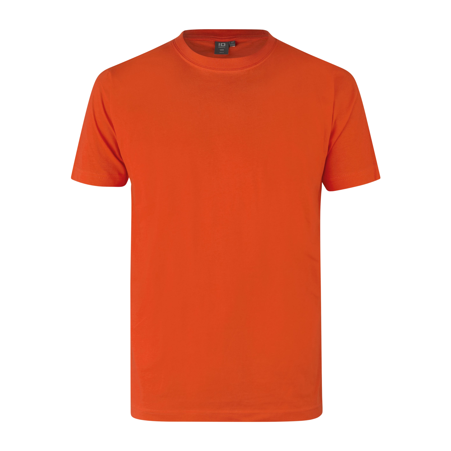 ID Herre T-shirt i Lys Orange – Plus Size Tilbud!