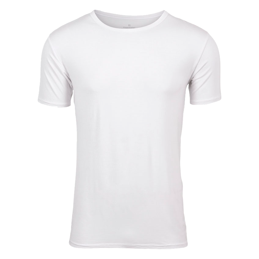 Kopenhaken Bertram Herre T-shirt i Bambus – Hvid Tilbud!