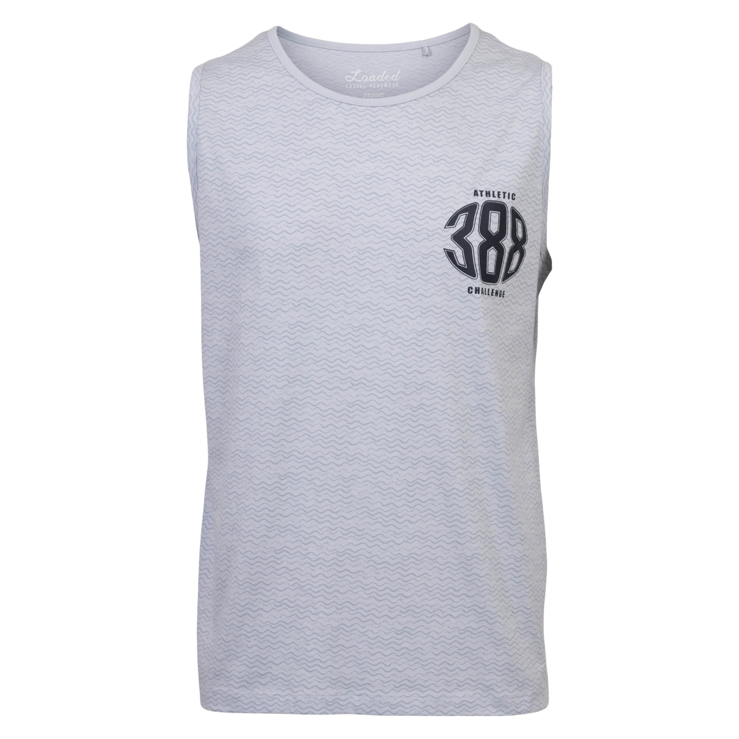 Stilfuld Plus Size Herre Tanktop i Lyseblå – Komfortabelt valg!