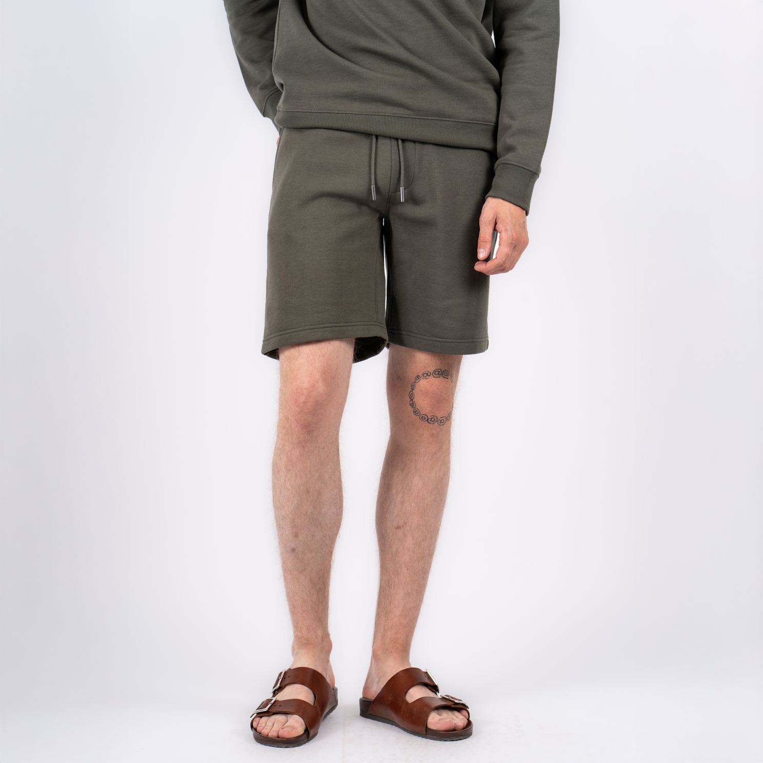 Marcus Colin Herre Shorts Beetle Green    i Store Plus Size Størrelser