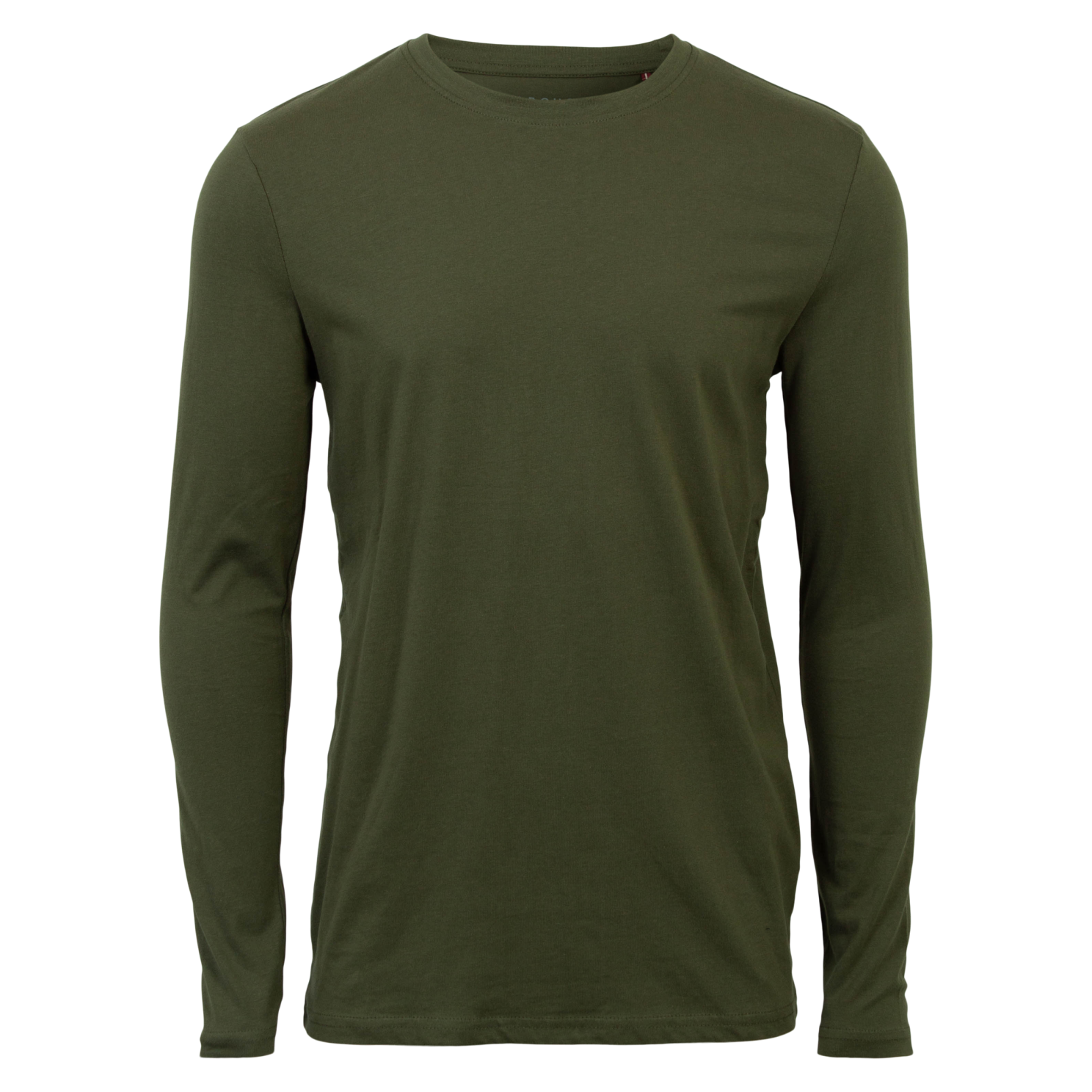 Marcus Roxy Herre Langærmet  -shirt Deep Olive    i Store Plus Size Størrelser
