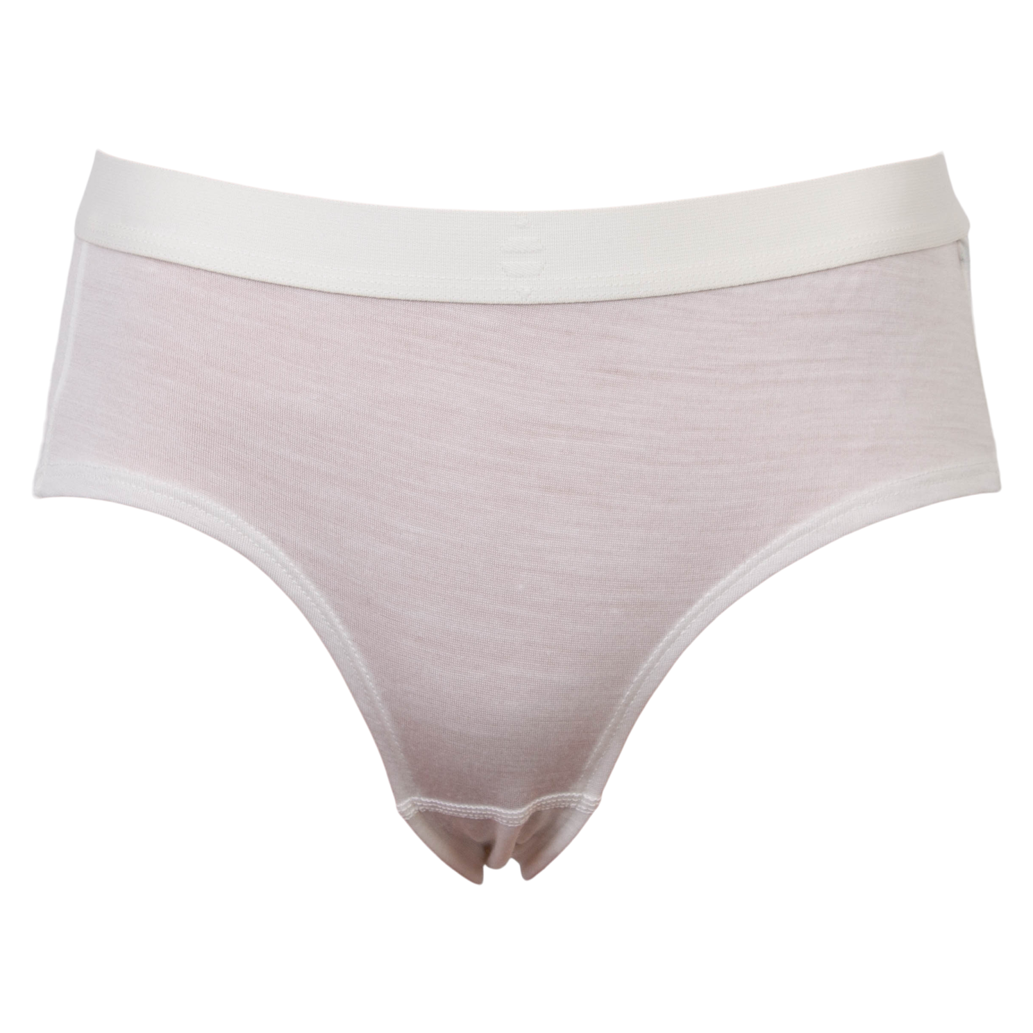 Panos Emporio Dame Trusser i Merinouldmix – Offwhite Elegance
