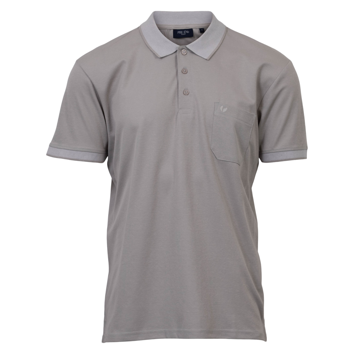 Pre End Texas Herre Polo Ultra Light Sand   i Store Plus Size Størrelser