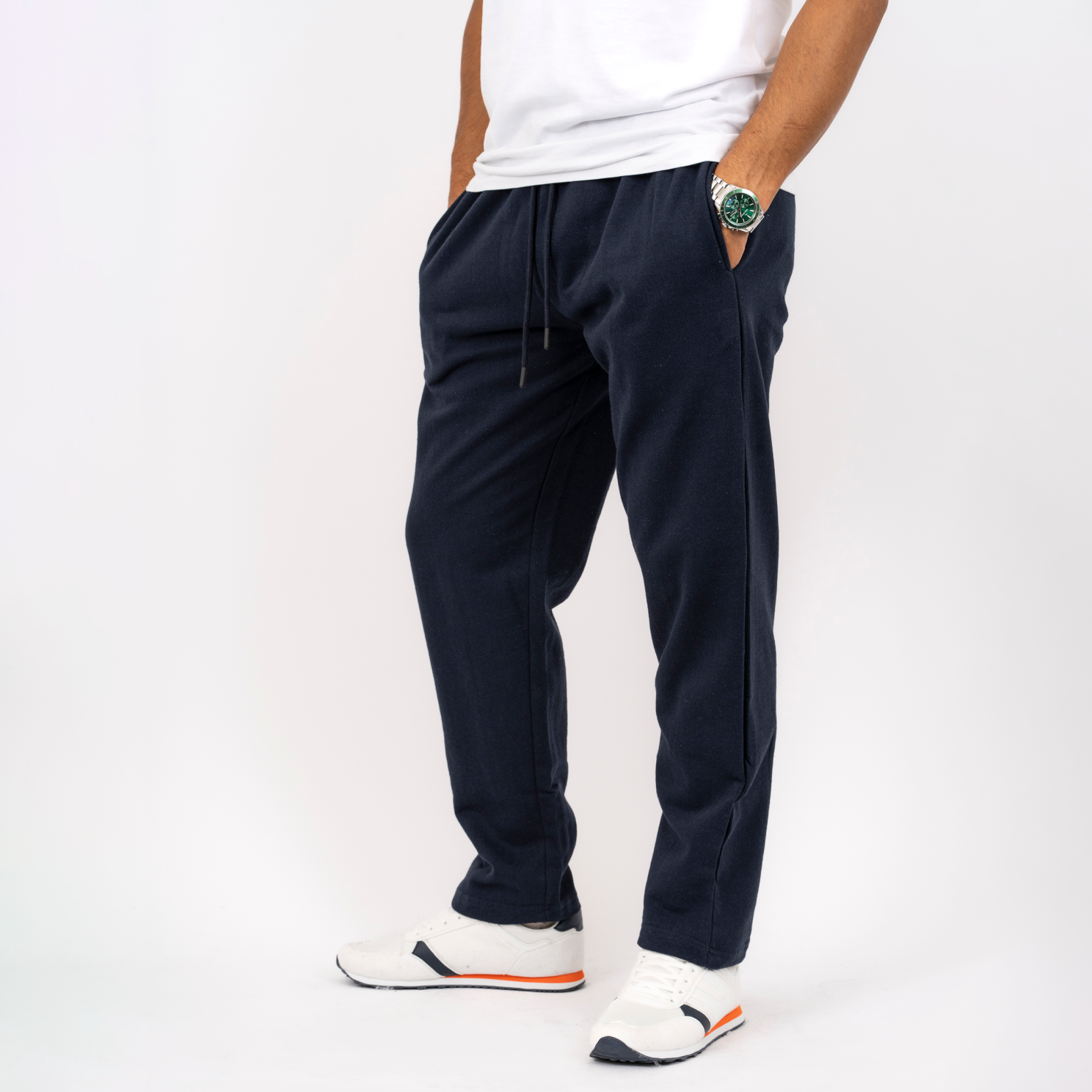 The Rockn Rev Herre Sweatpants Navy   i Store Plus Size Størrelser