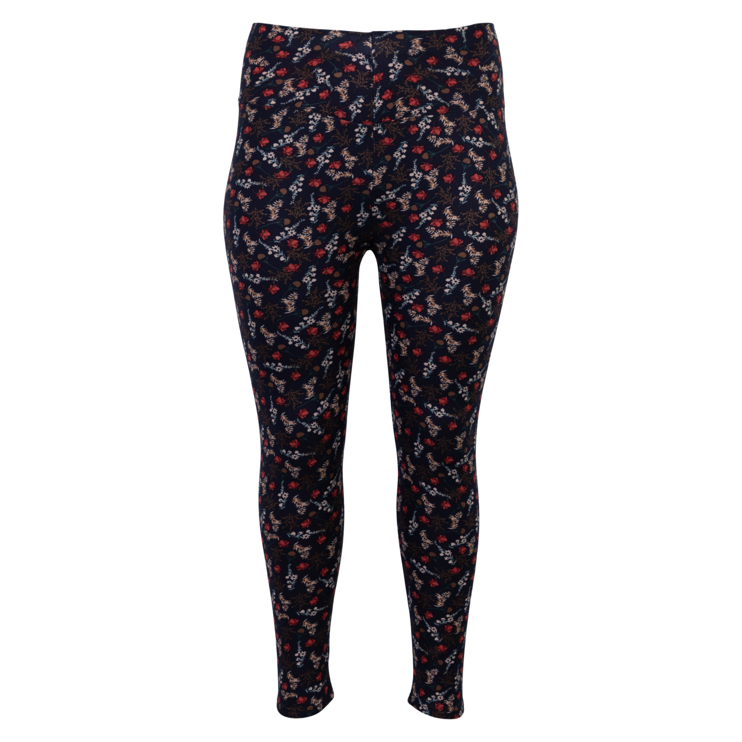 Anyway Fleece Termoleggings til Kvinder – Navy Print