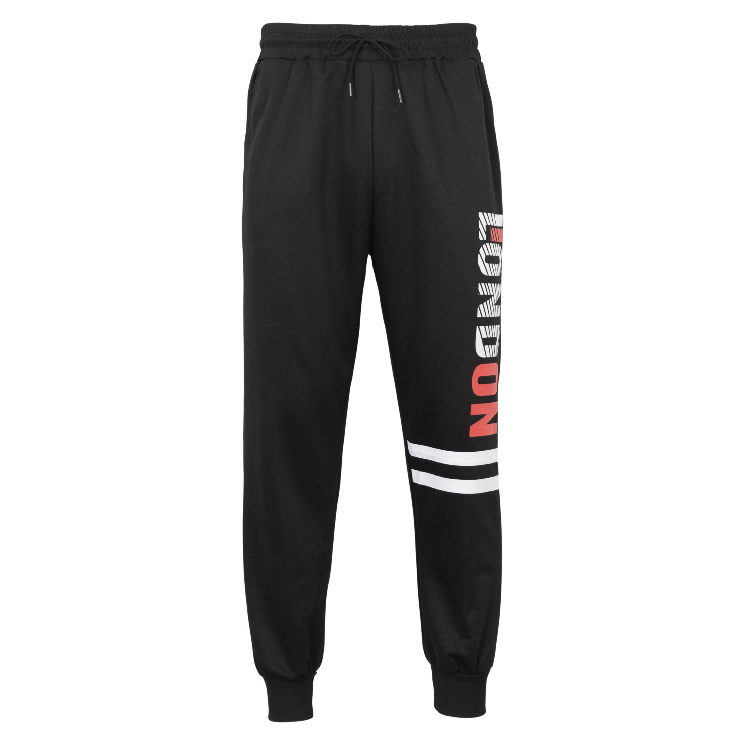 Anyway Herre Joggingbukser Black    i Store Plus Size Størrelser