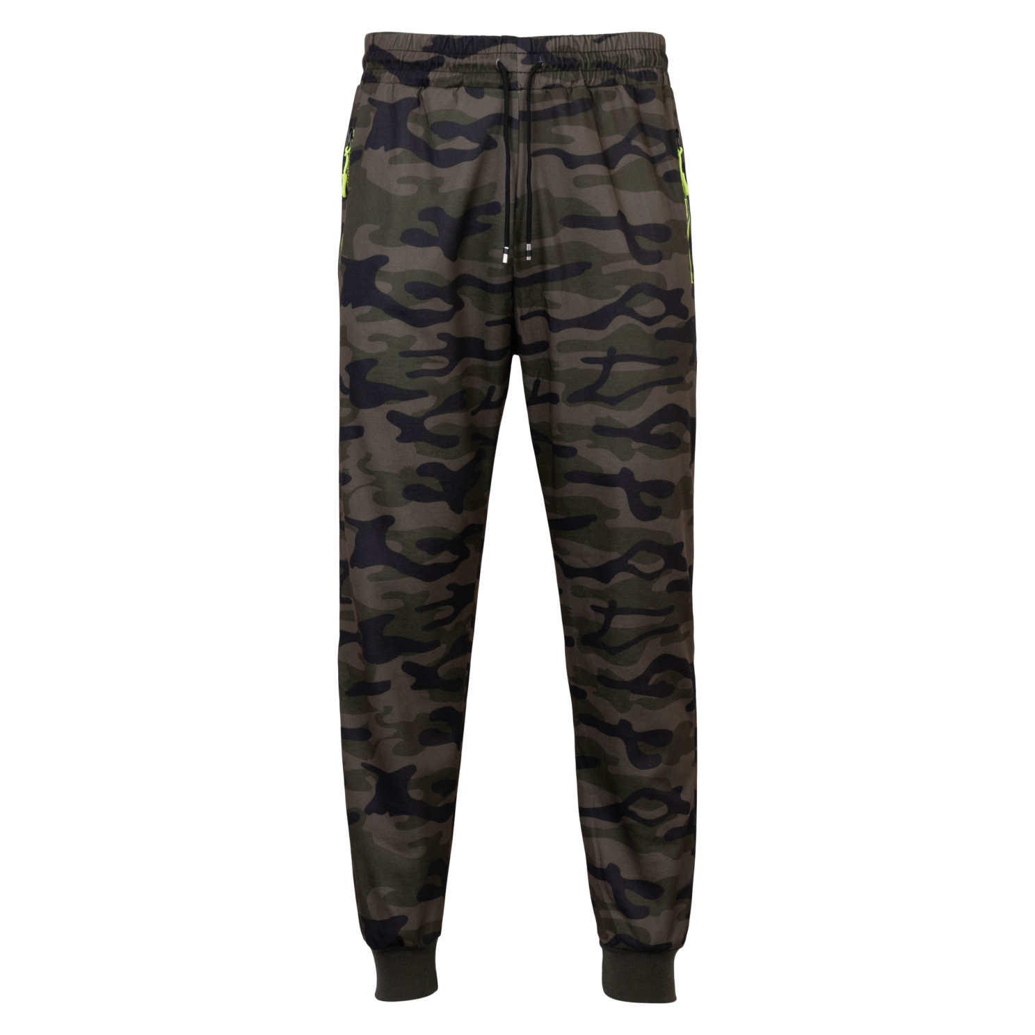 Mørkegrønne Plus Size Herre Sweatpants - Tilbud!