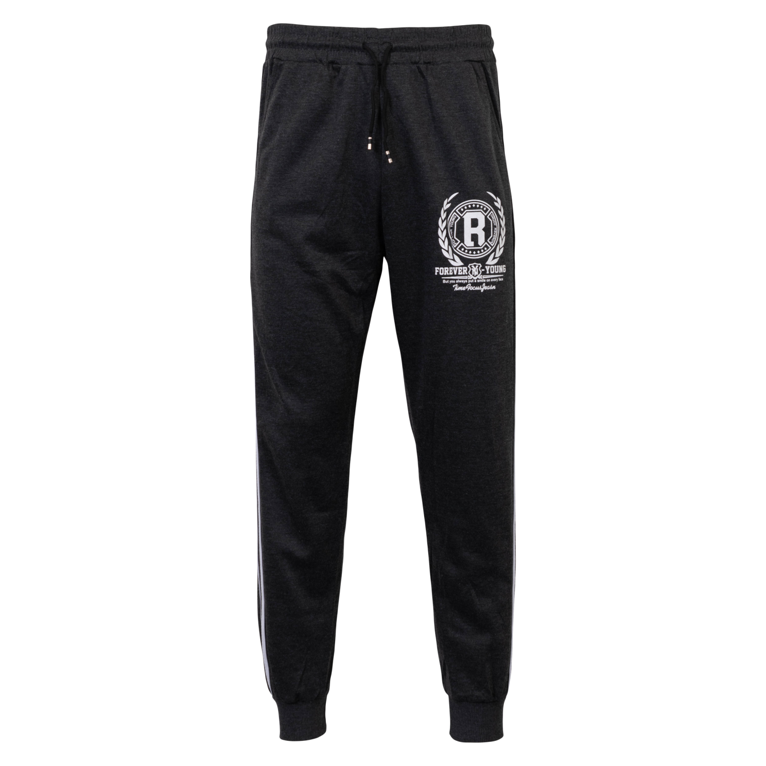 Anyway Herre Sweatpants i Mørkegrå – Plus Size Tilbud