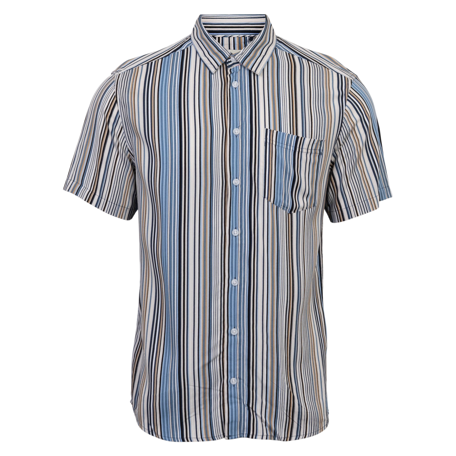 Blend Agan Herre Kortærmet Skjorte – Dress Blues Tilbud!