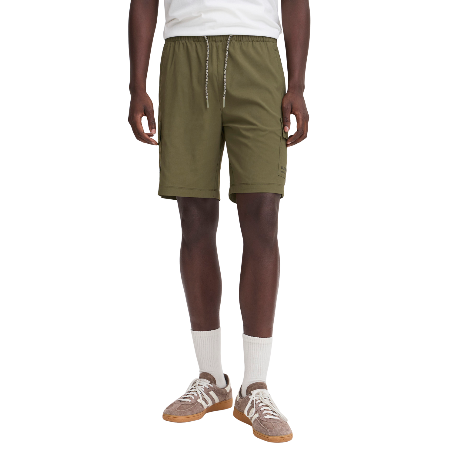 Blend Edgar Herre Shorts – Oliven Nat Tilbud!