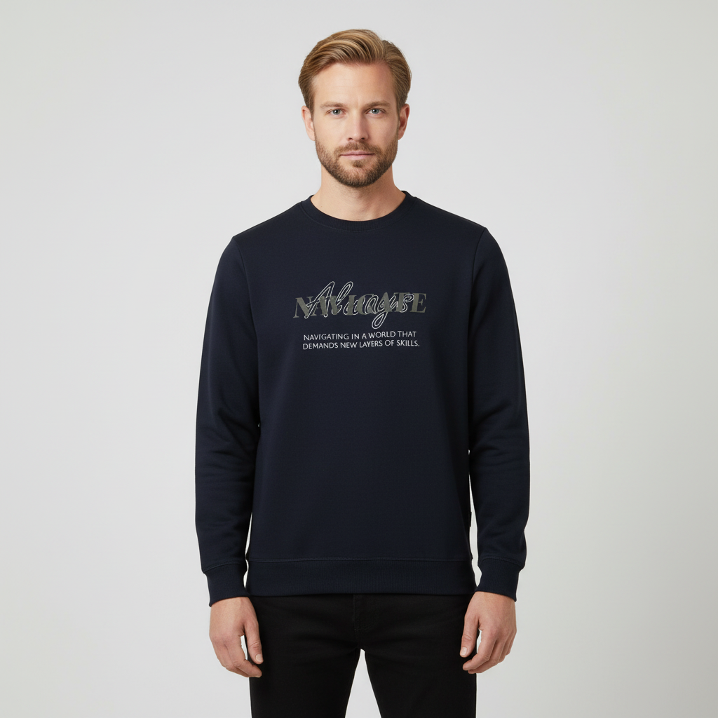 Blend Farnum Herre Sweatshirt – Elegant Plus Size Design