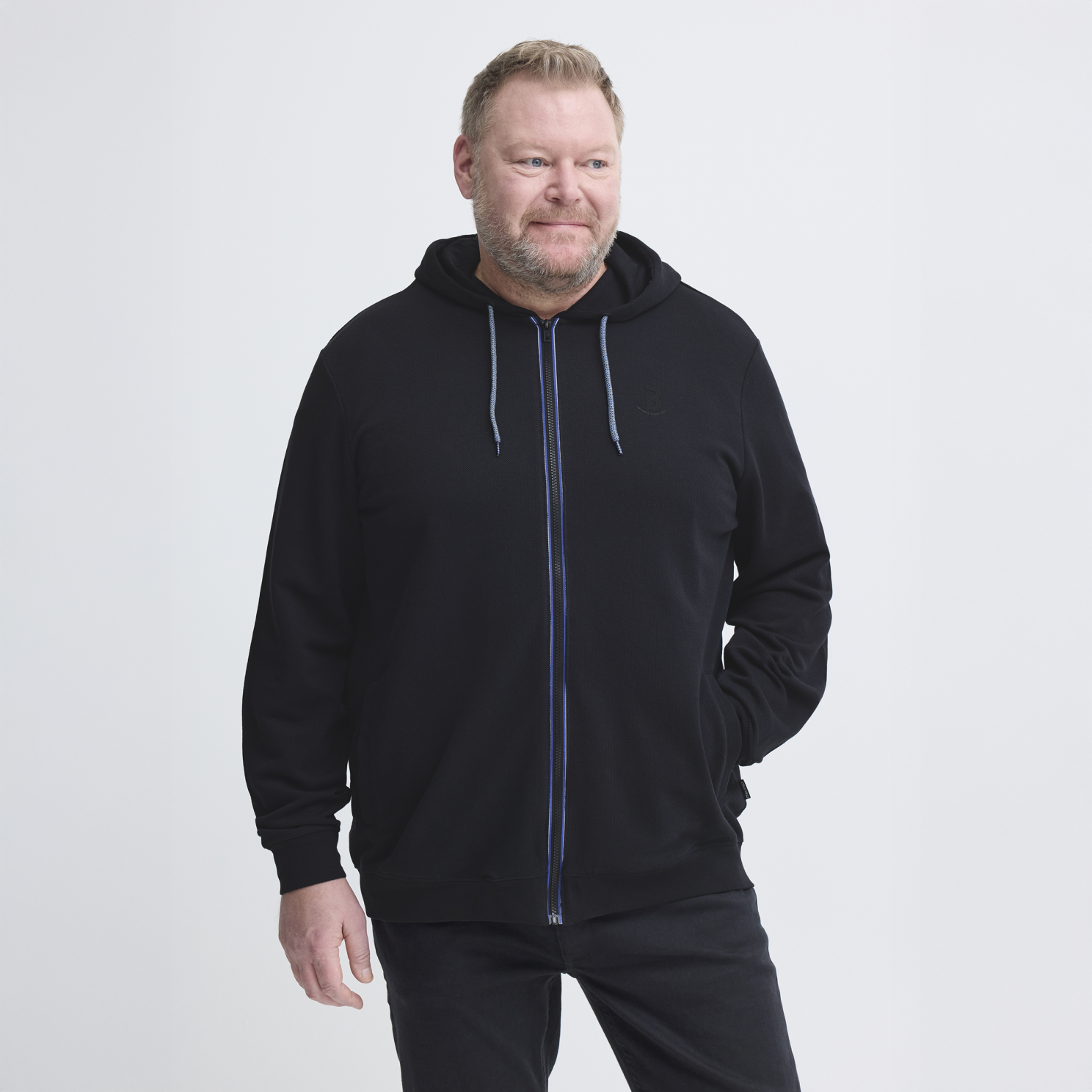 Blend Herre Hættetrøje Black Beauty    i Store Plus Size Størrelser