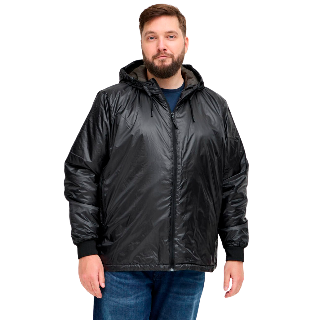Blend Herre Plus Size Jakke - Elegant Sort til Alle Anledninger