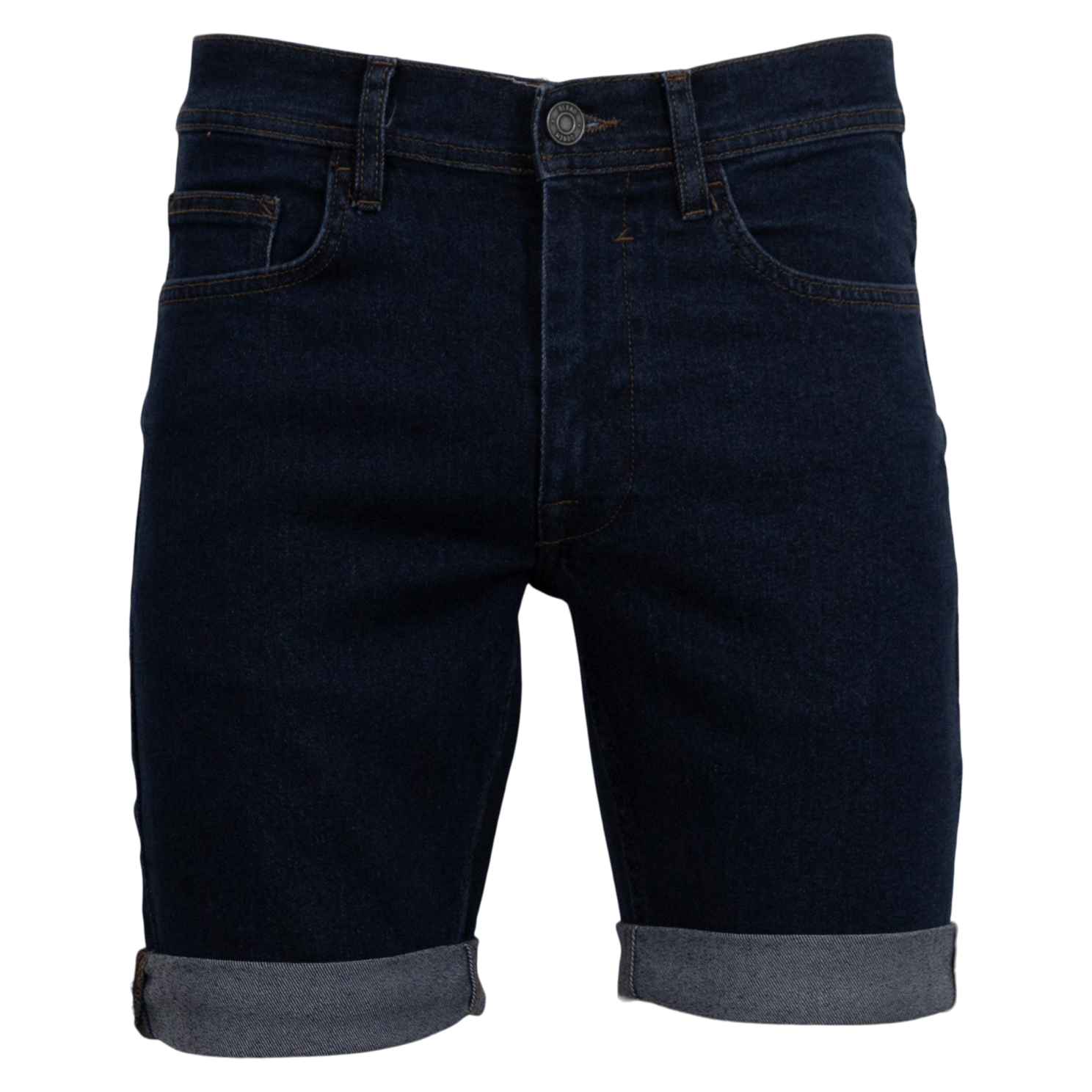 Blend Herre Shorts Denim Dark Blue   i Store Plus Size Størrelser