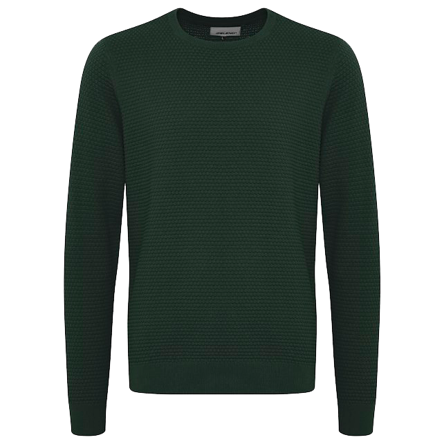 Blend Herre Striktrøje i Plus Size – Deep Forest Tilbud