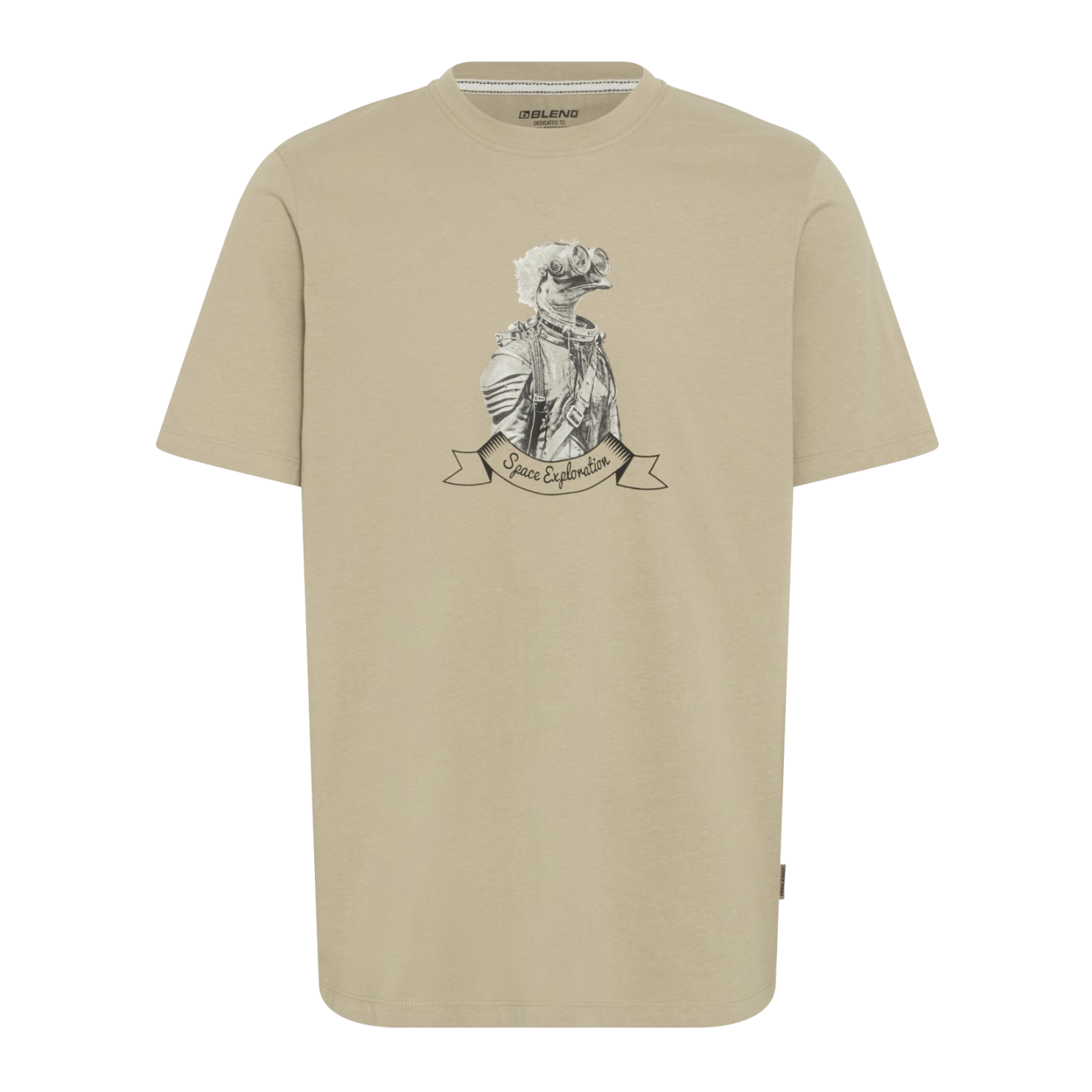 Stilfuld Plus Size Herre T-shirt med Print – Komfortabelt Design