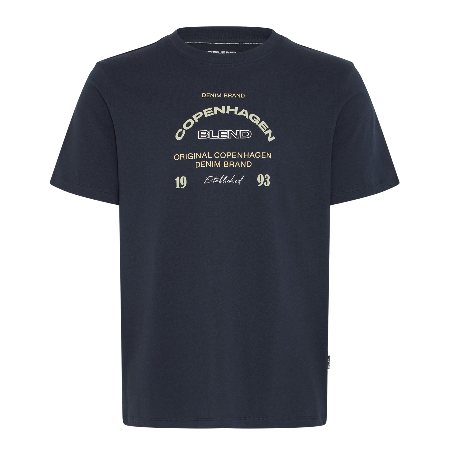 Blend Herre  -shirt Salute    i Store Plus Size Størrelser