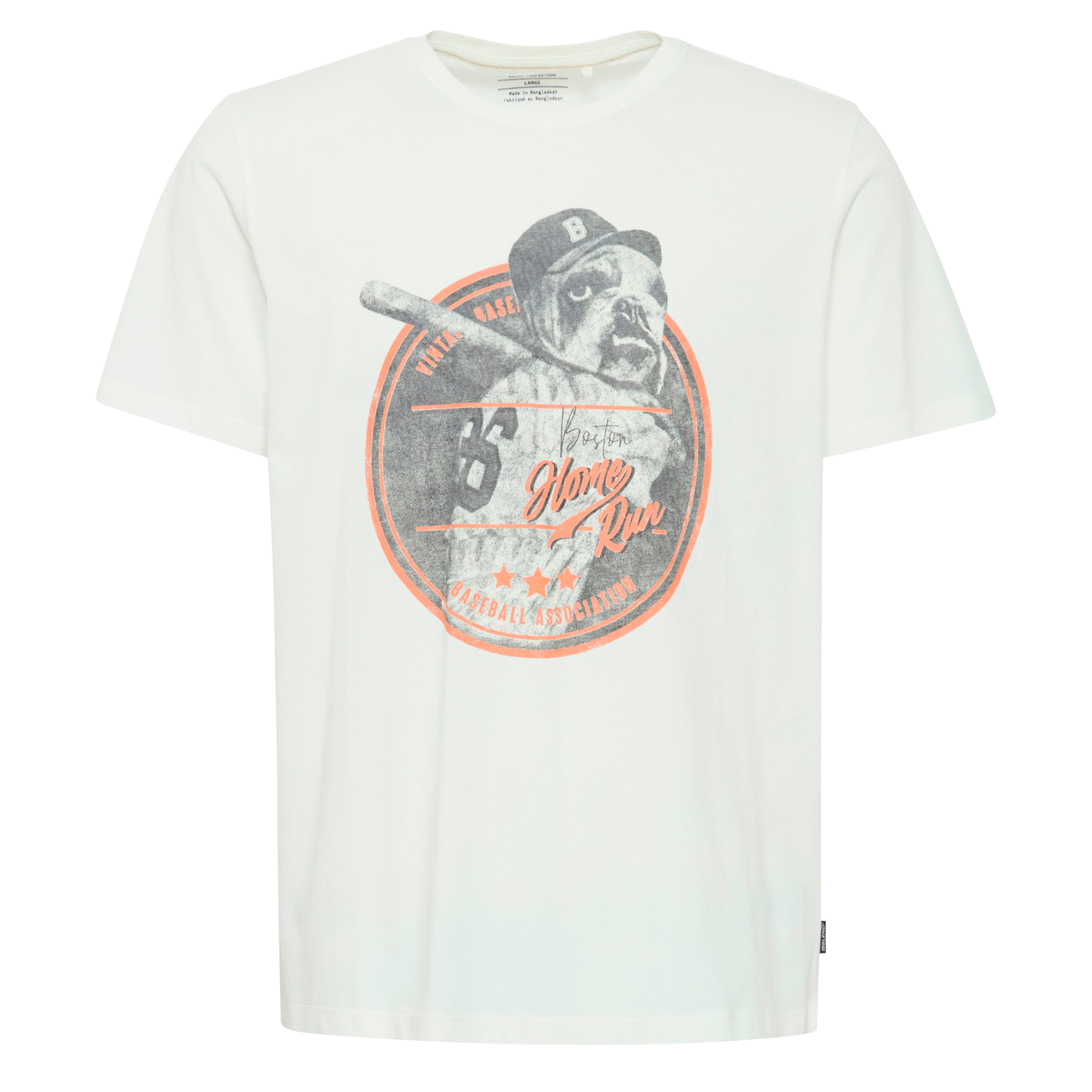 Blend Jachim Herre T-shirt i Snow White – Plus Size Tilbud