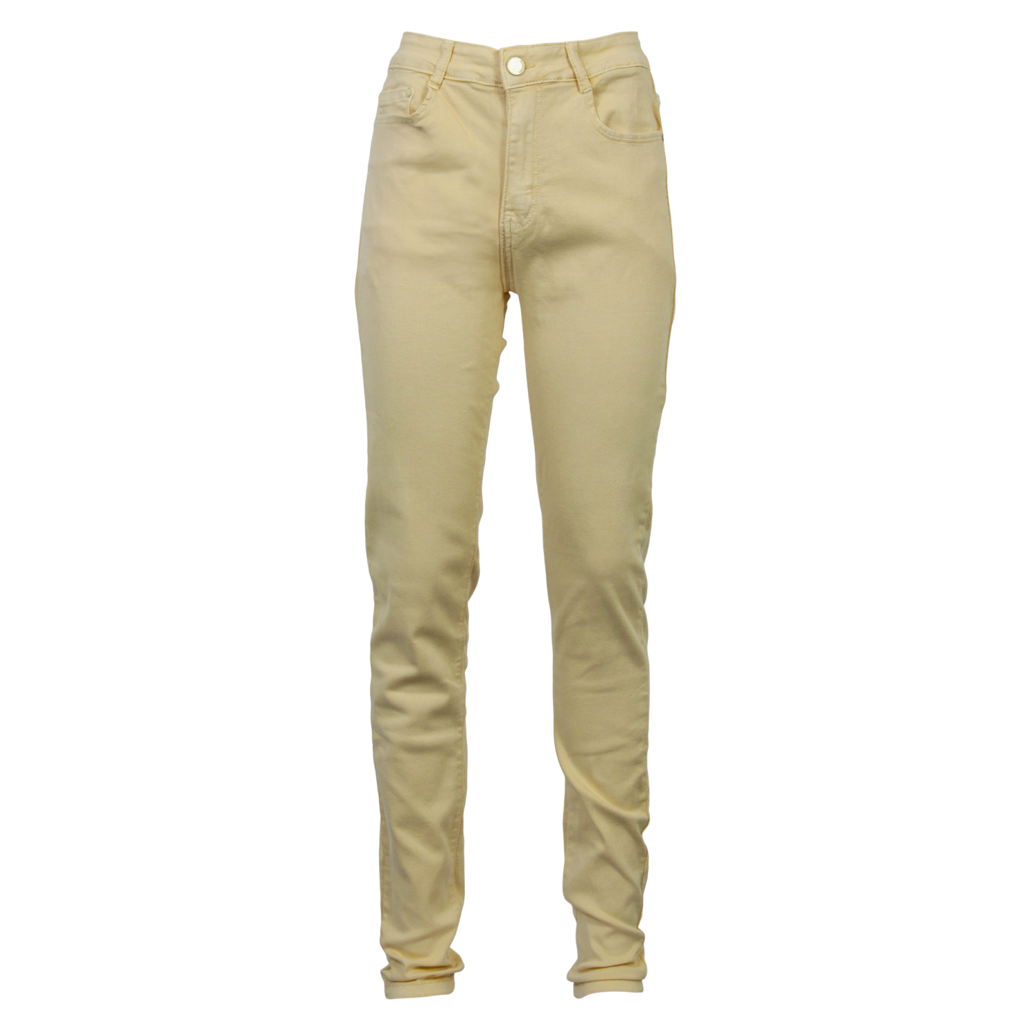 Trendy Gule Plus Size Jeans til Dame - Komfort og Stil