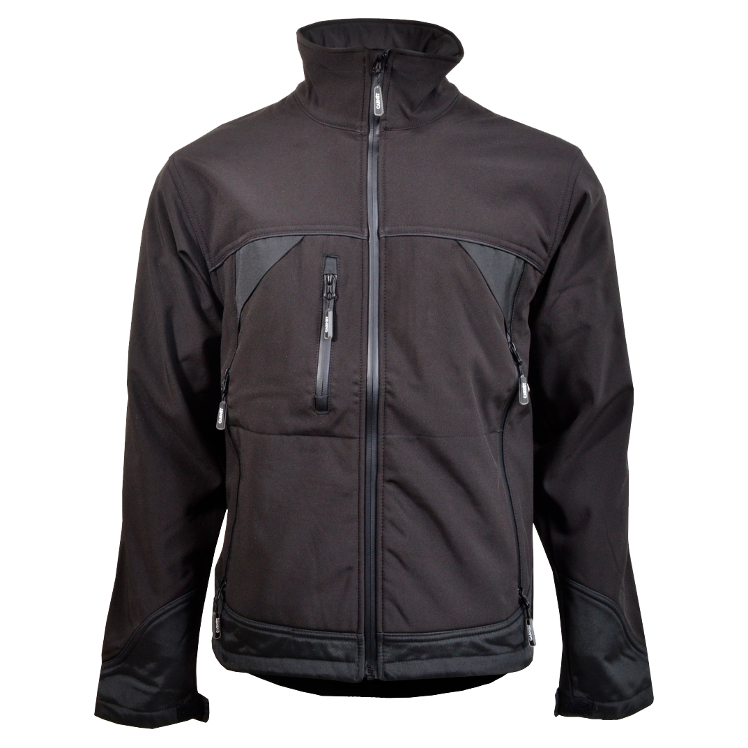 Carnét Oscar Herre Softshell Jakke – Sort Plus Size Tilbud