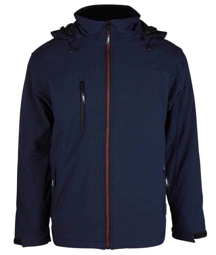 Carnét Oscar Herre Softshell Jakke – Navy, Plus Størrelser
