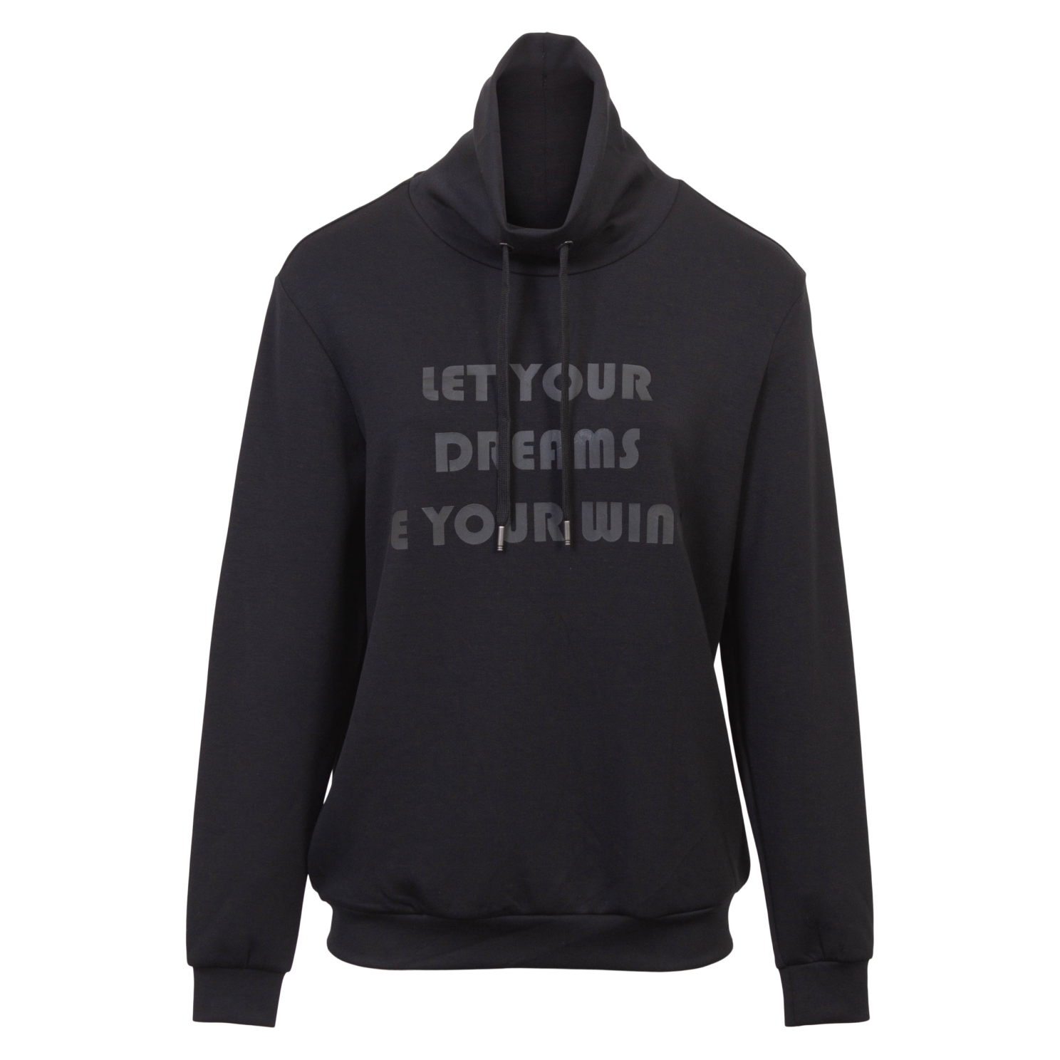 Chacha Banu Plus Size Sweatshirt – Sort Tilbud til Damer