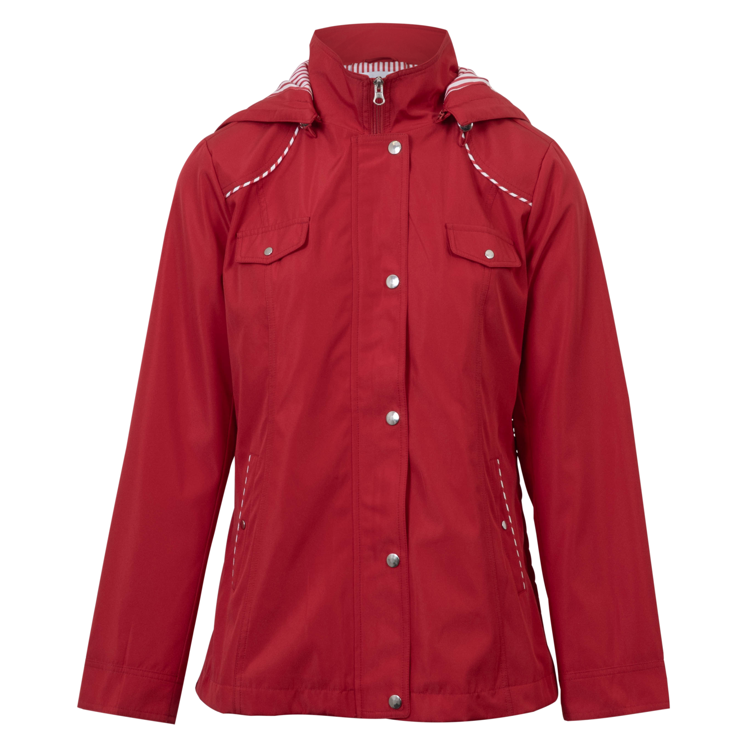 Chacha Dame Jakke Red    i Store Plus Size Størrelser