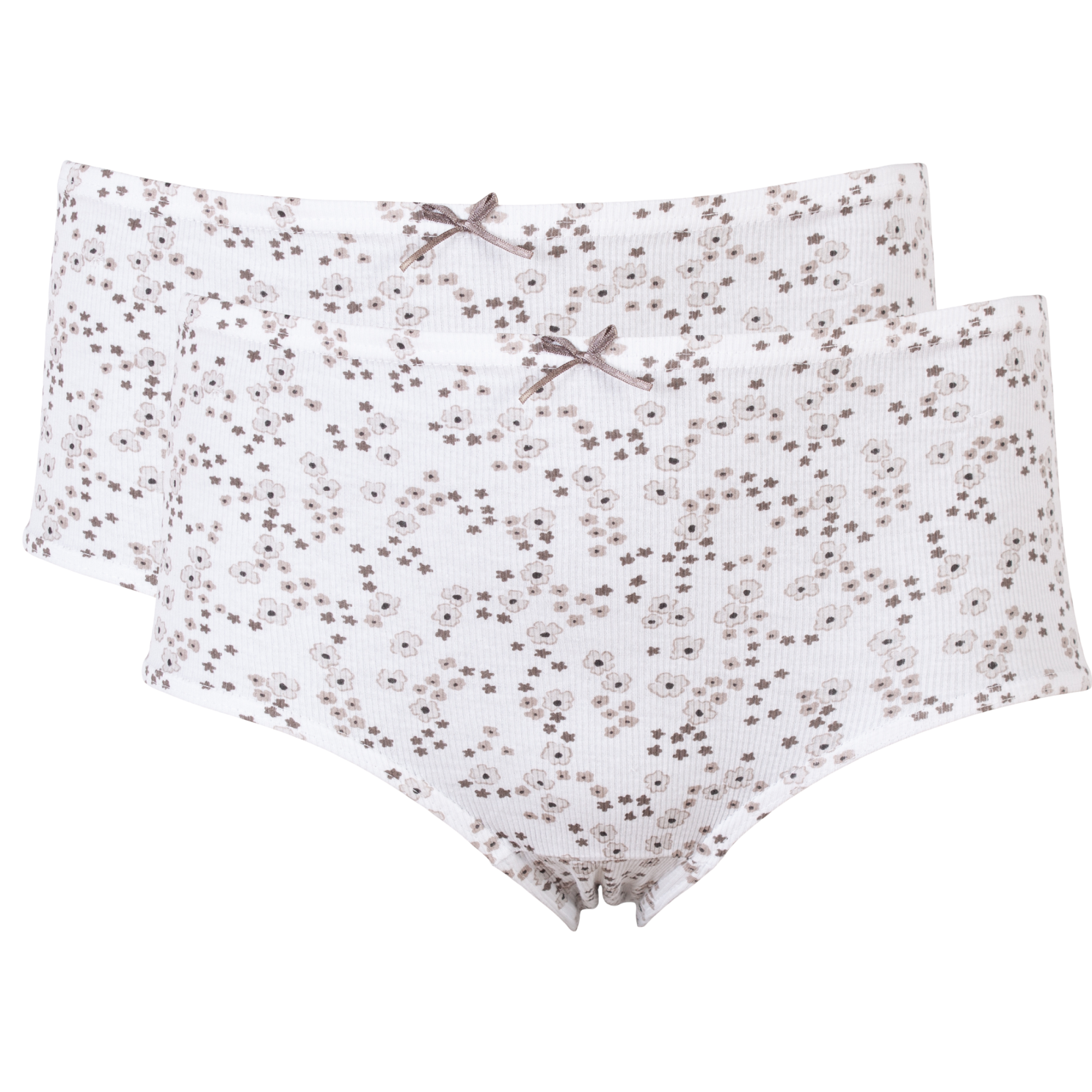 Blomsterprint Maxi Trusser til Dame – Brun 2-pak Tilbud!