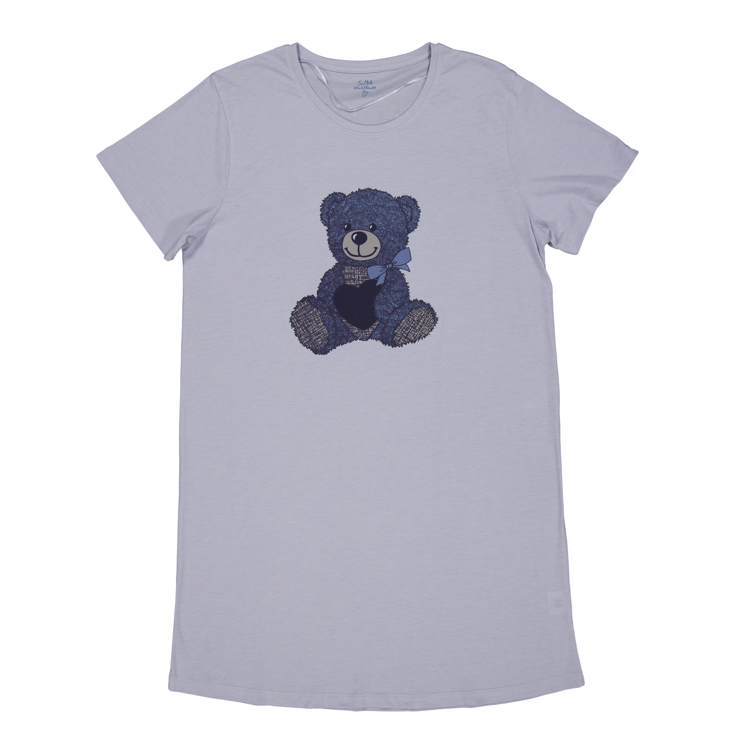 Afslappende Plus Size Natkjole – Zen Blue til Hygge