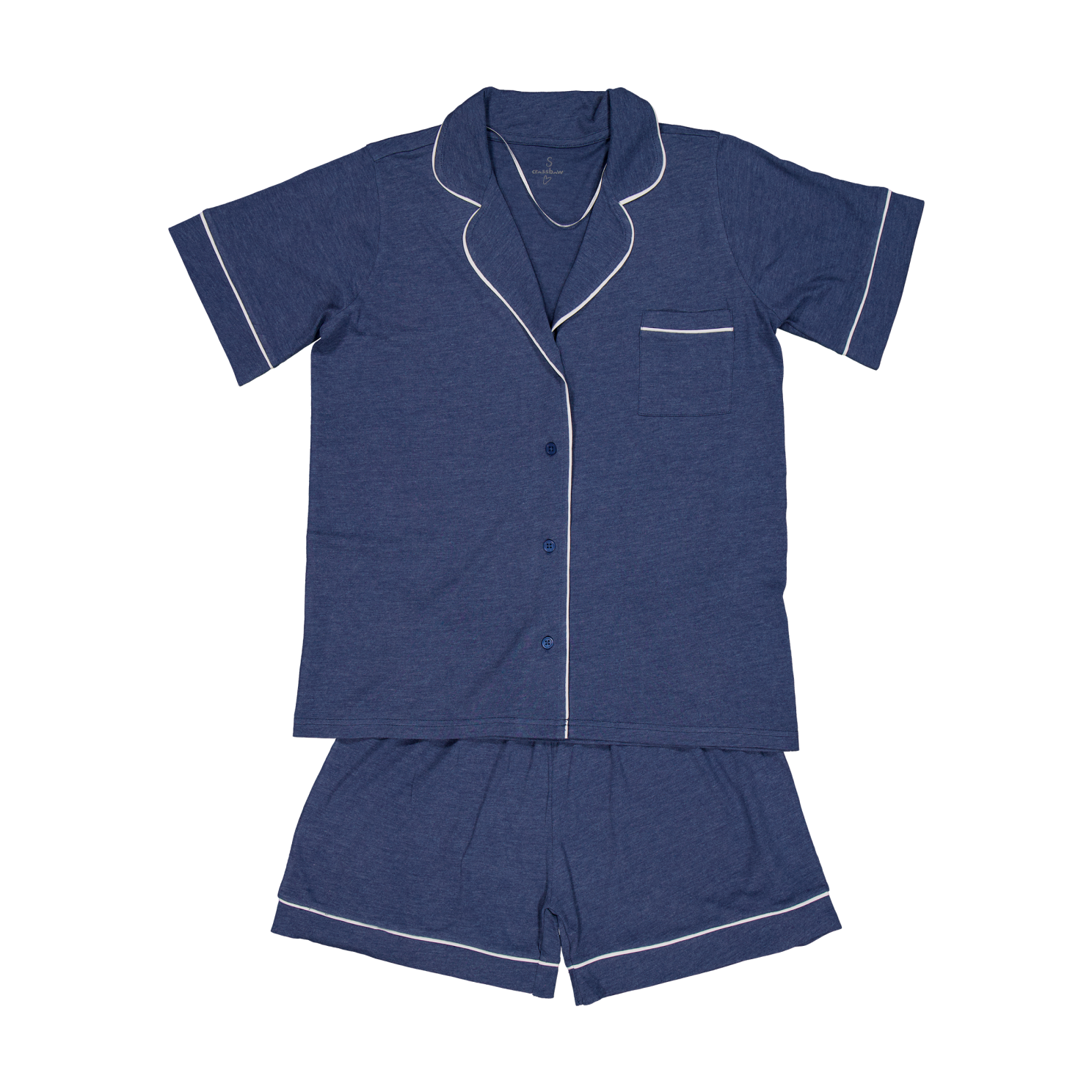 Crossbow Dame Nattøjssæt Vintage Indigo   i Store Plus Size Størrelser
