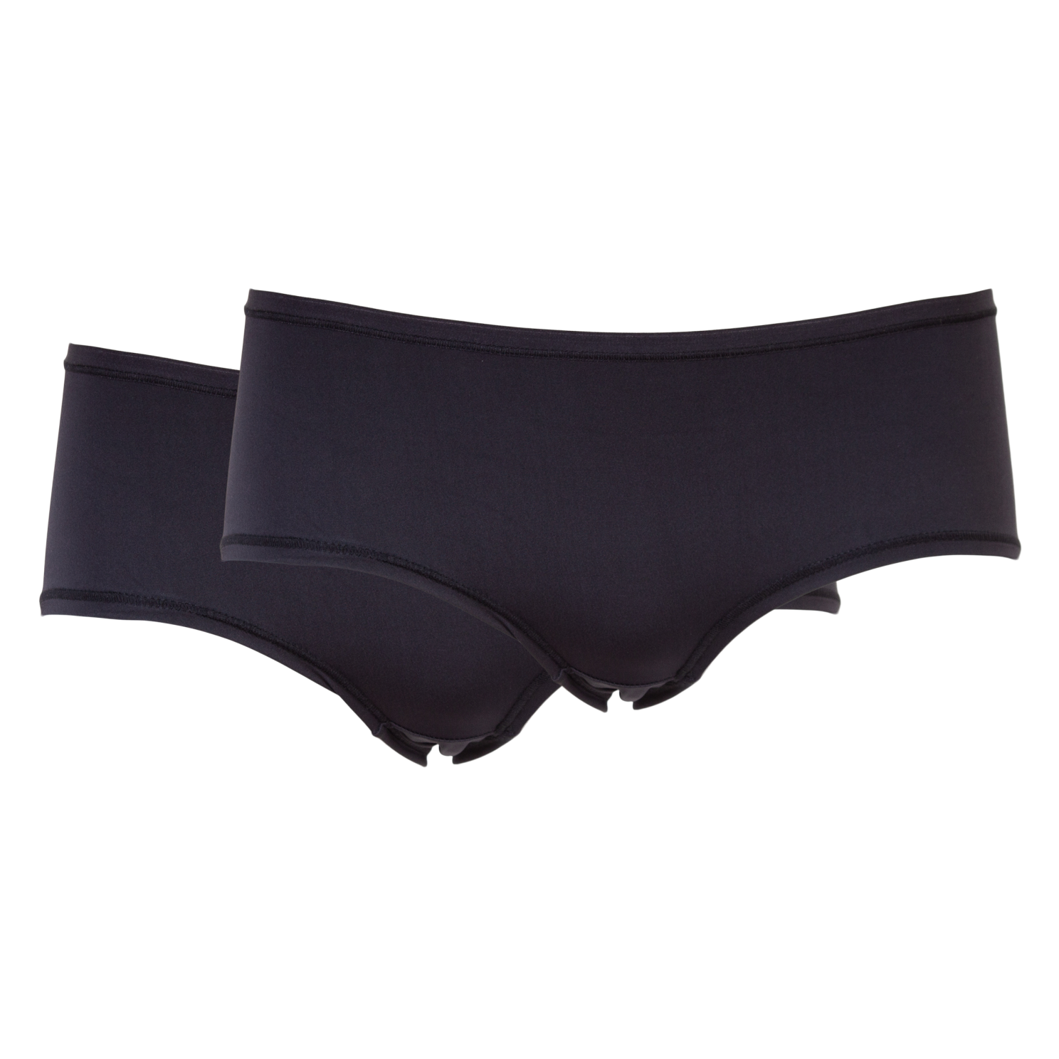 Crossbow Plus Size Dame Trusser – Sort – 2-Pak Tilbud