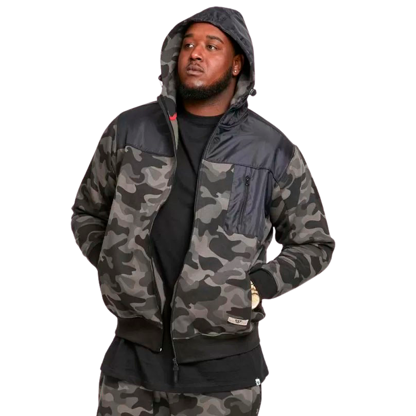 D5555 Grendon Herre Camo Cardigan – Plus Size Tilbud!