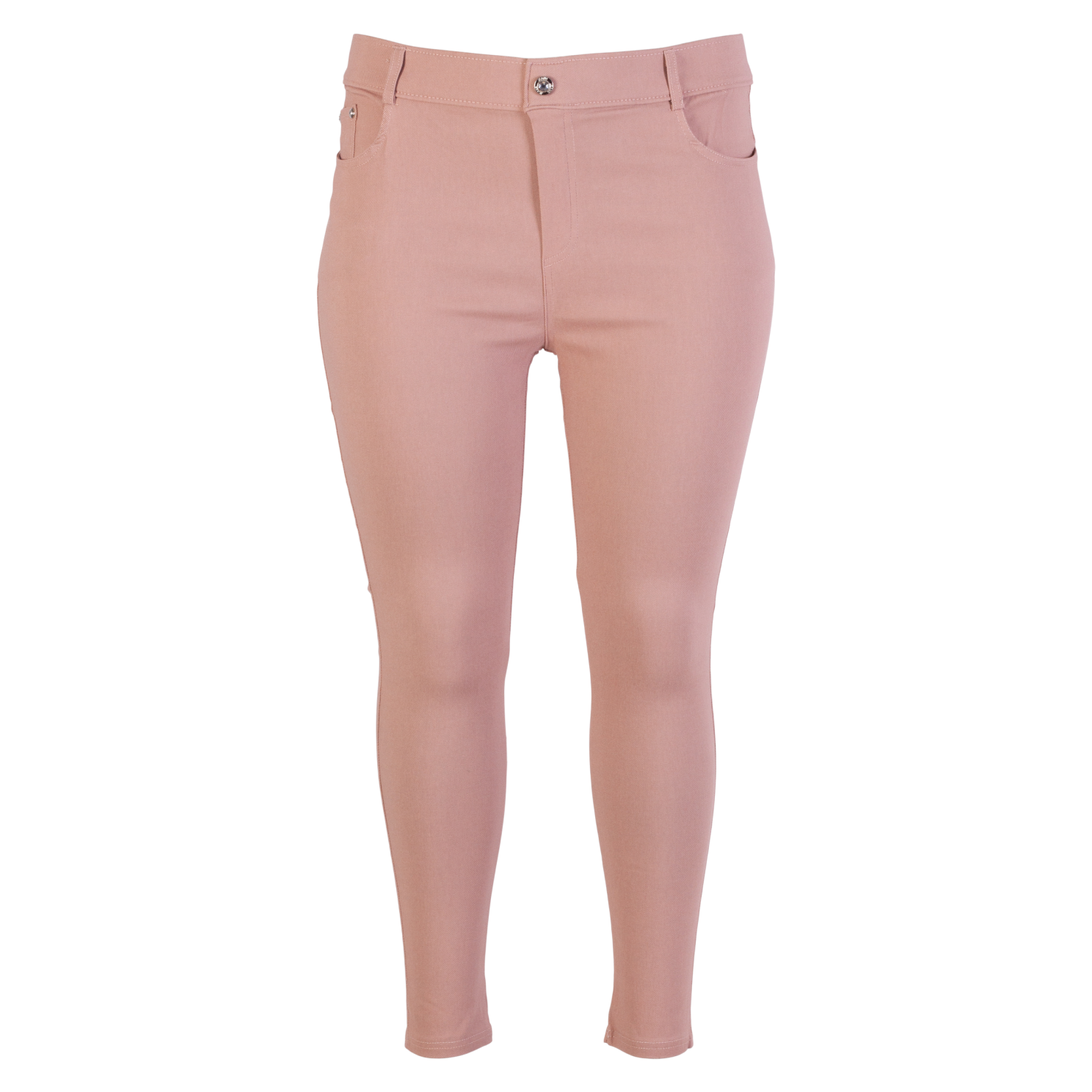Dame Jeggings Plus Size – Gammel Rosa Tilbud!